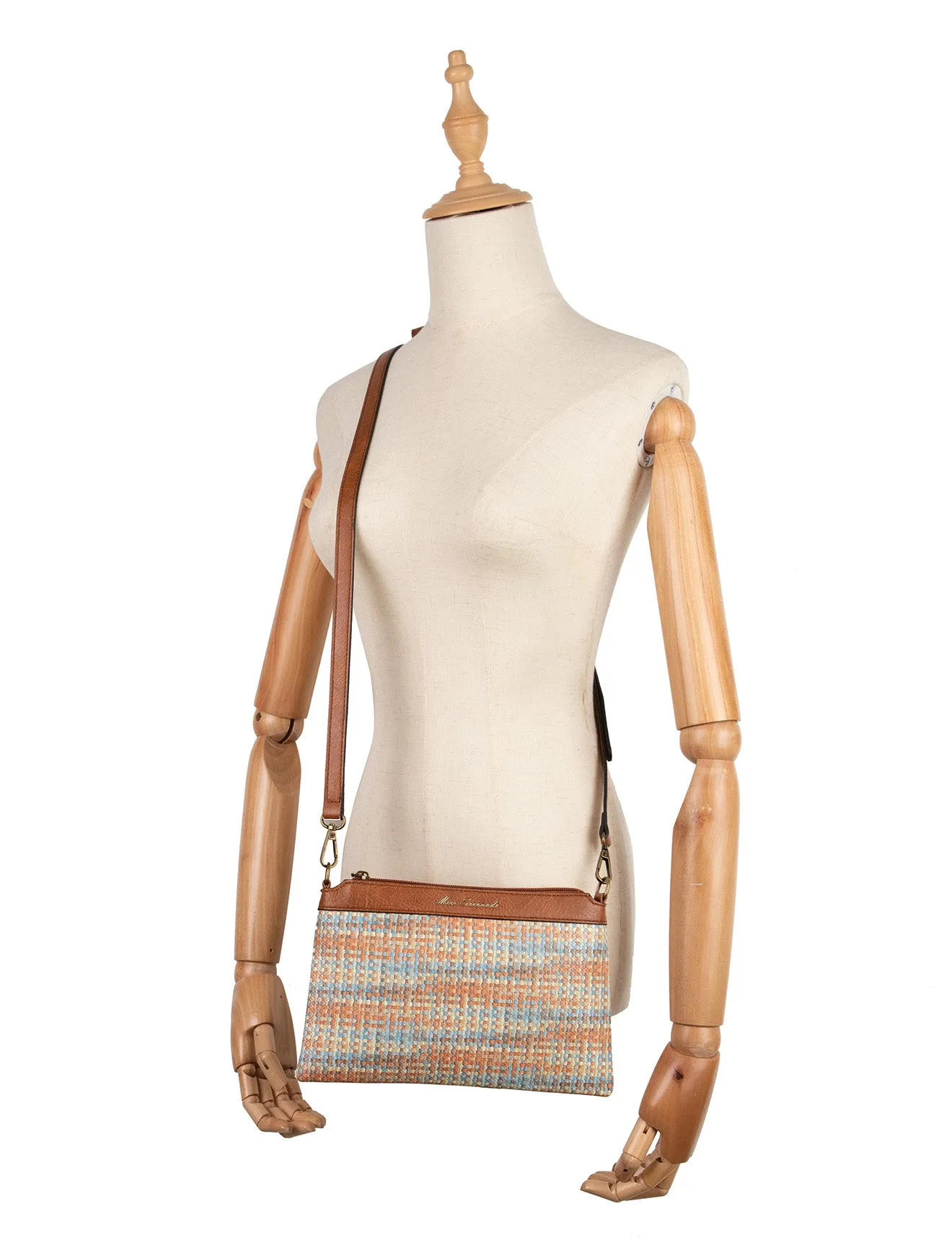 SAMANTHA VEGAN FLORAL XBODY BAG- XB-2324- SALE