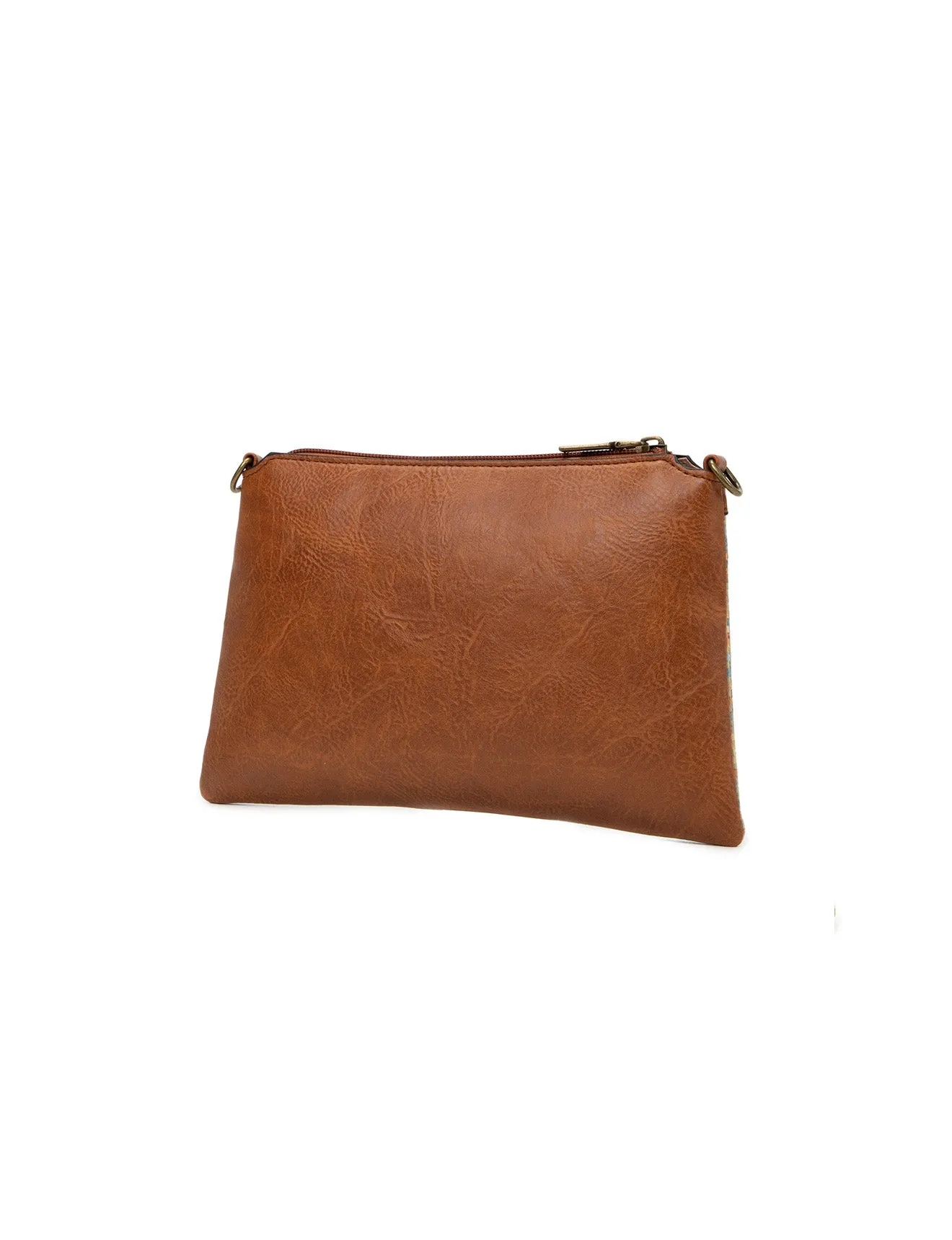 SAMANTHA VEGAN FLORAL XBODY BAG- XB-2324- SALE