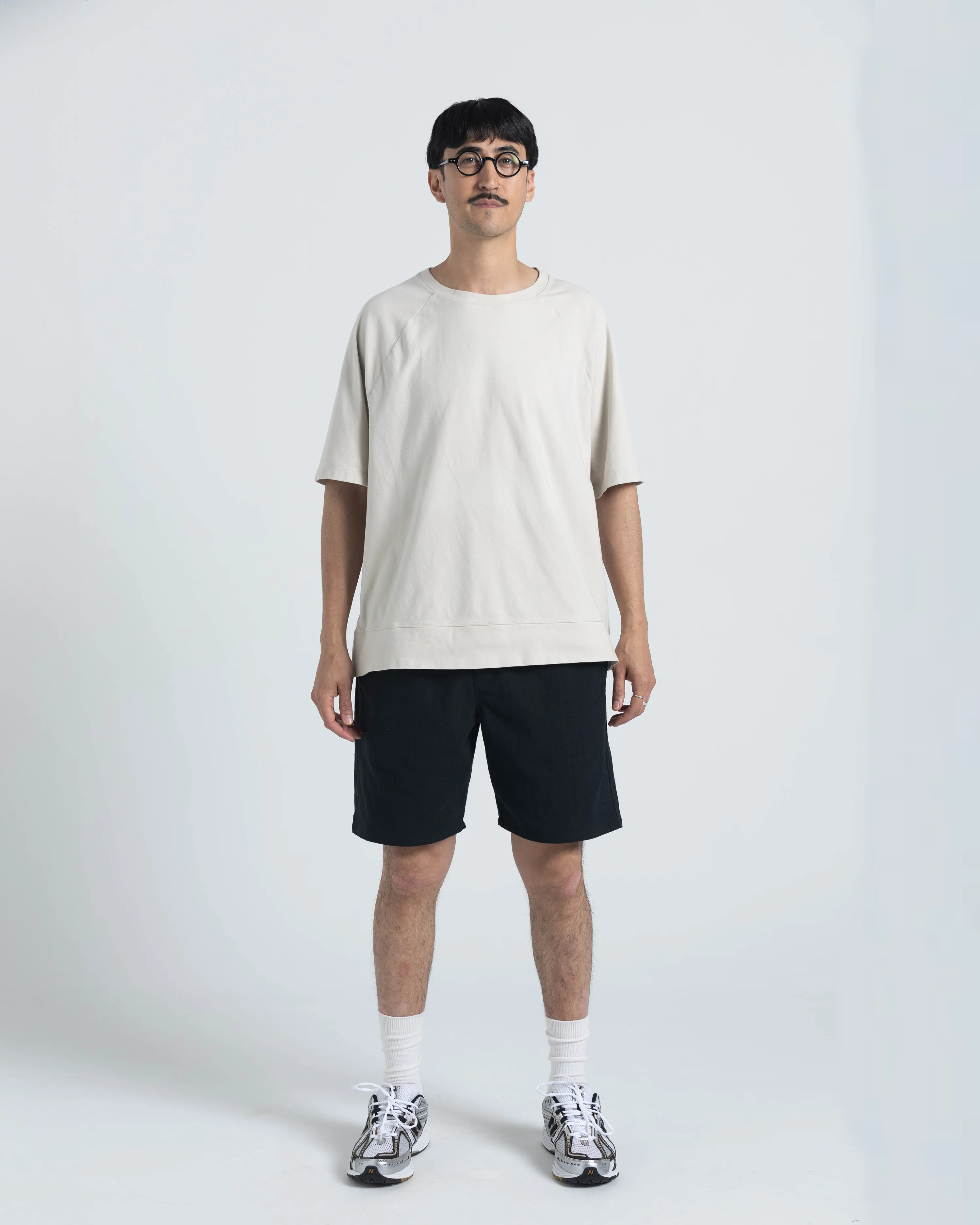 SAMPLE SALE: Walk Short 002 - Black Linen / Cotton
