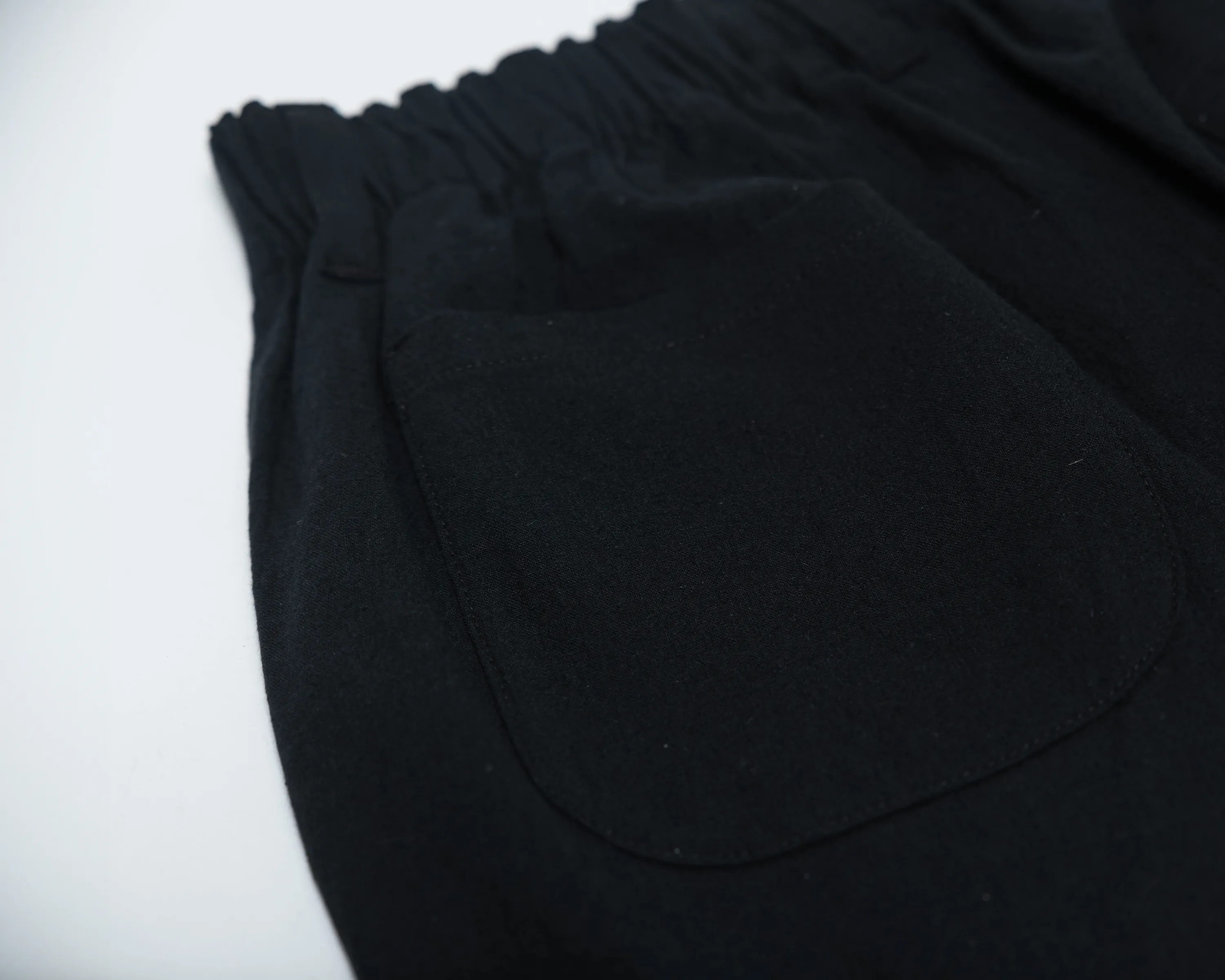 SAMPLE SALE: Walk Short 002 - Black Linen / Cotton