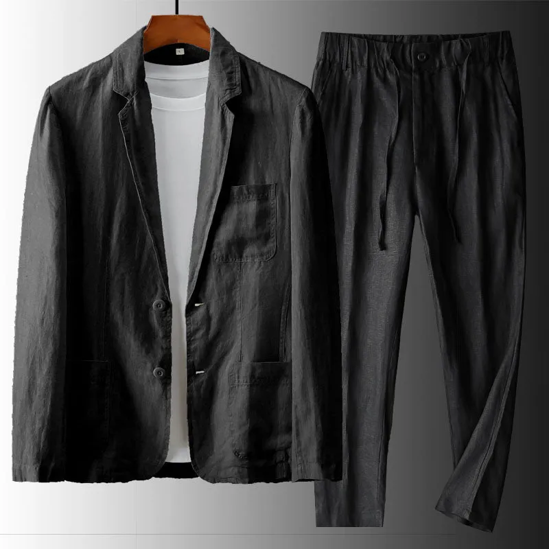 Santino Linen Suit Set