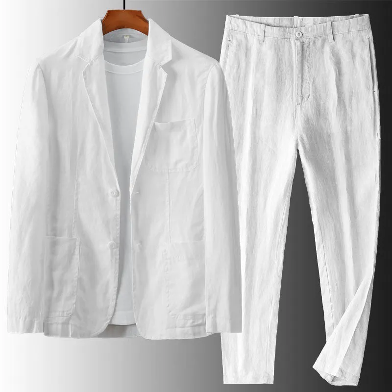 Santino Linen Suit Set