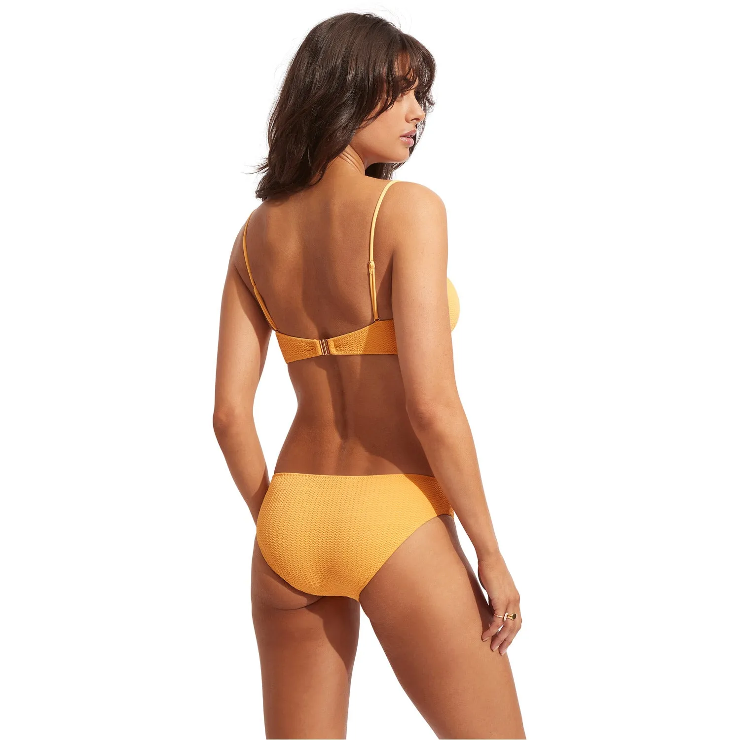 Sea Dive Drawstring Neck Bralette Bikini Top