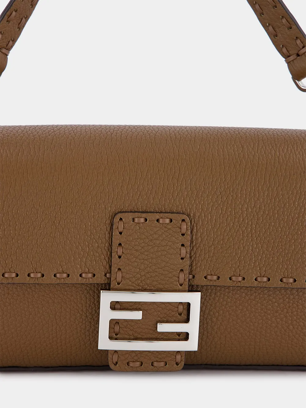 Selleria Brown Baguette Bag