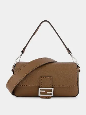 Selleria Brown Baguette Bag
