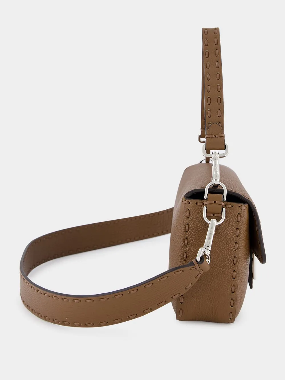 Selleria Brown Baguette Bag