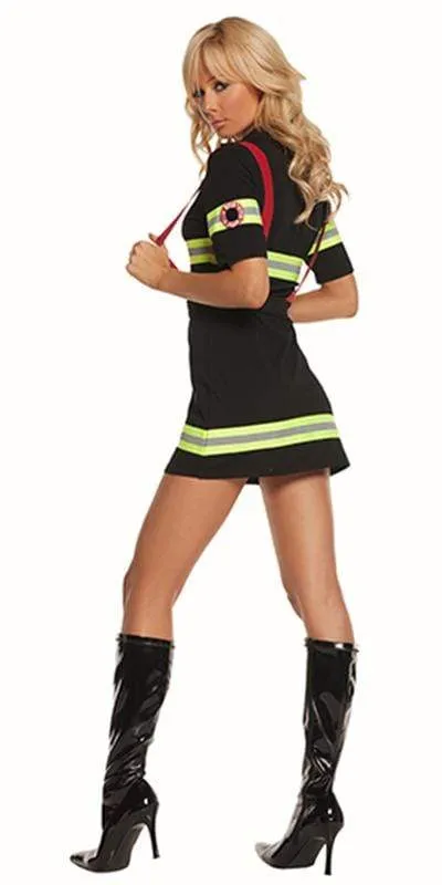 Sexy Blazing Hot Firewoman Costume