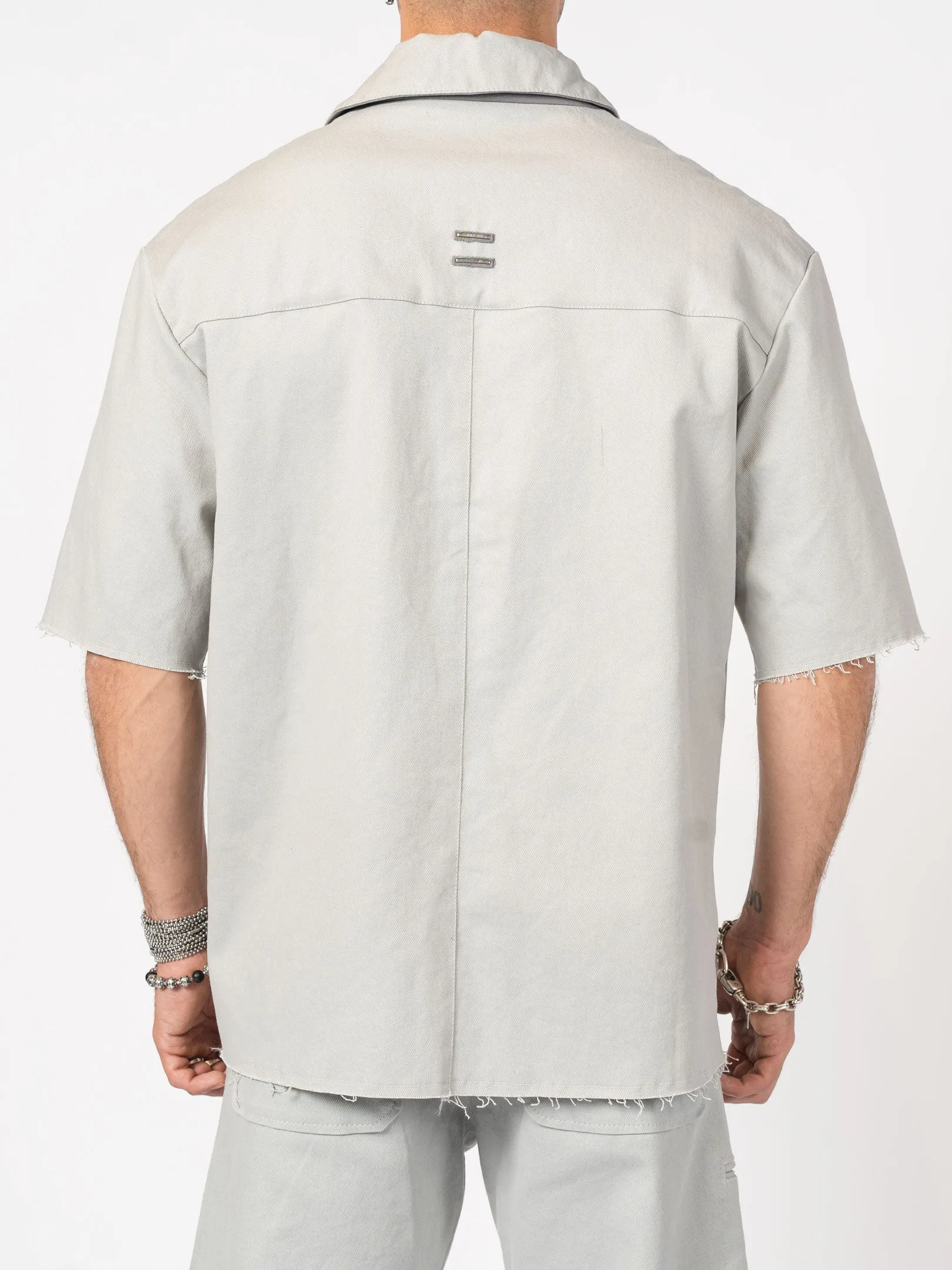Shirt with Nubuck Accents