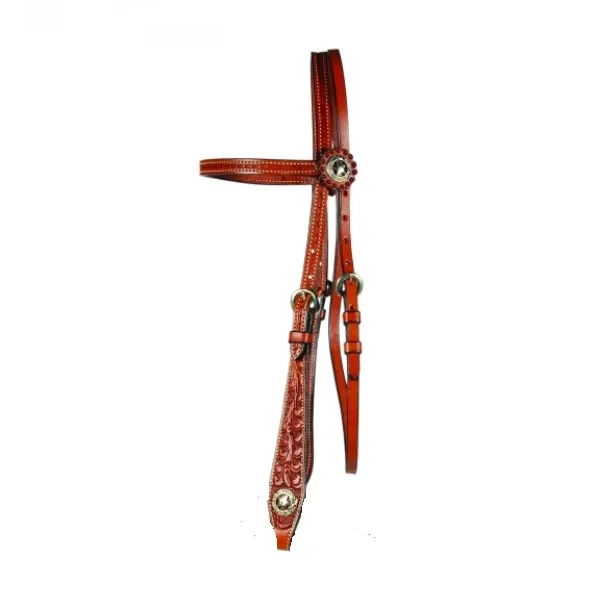 SIERRA Flower Headstall with Bosal