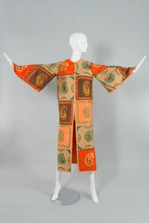 Silk Embroidered Patchwork Coat