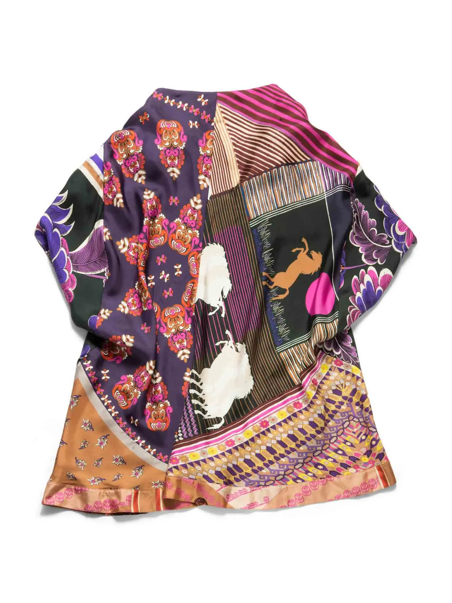 Silk Equestrian Set Belted Shorts Value-based Skirt Chloe Broad collection Multicolor Ruffled Floral