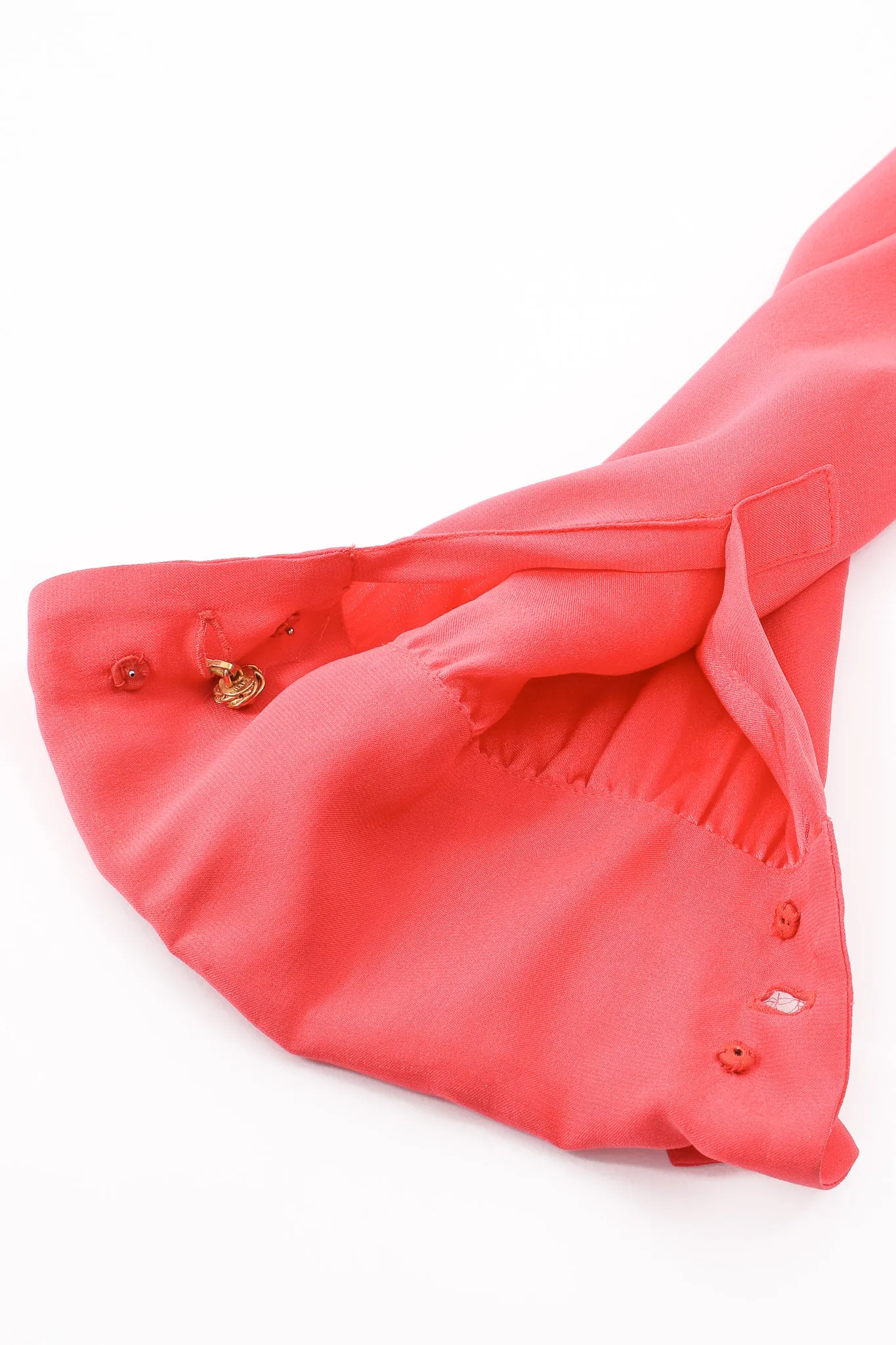 Silk Tie Neck Shirt