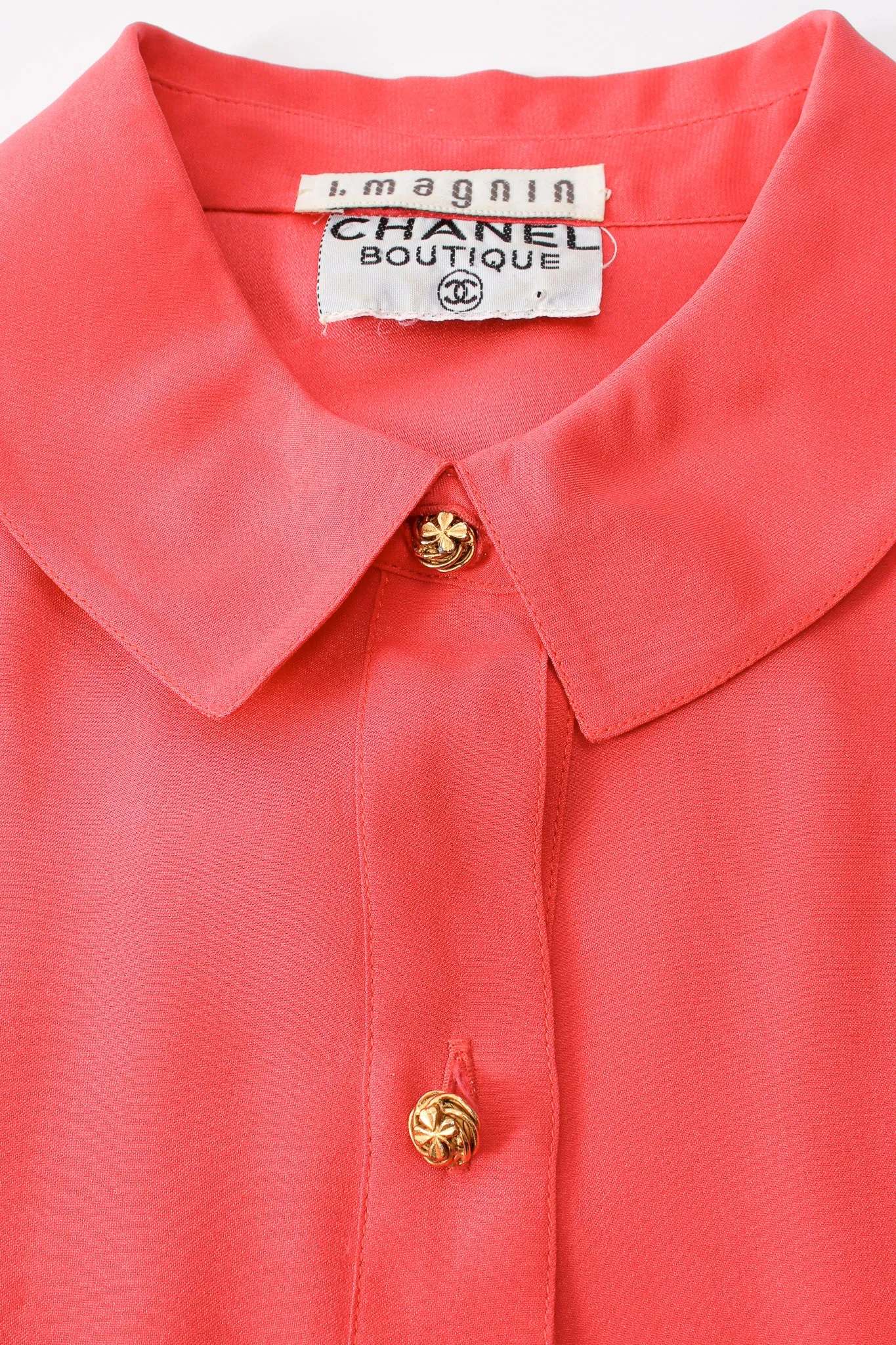 Silk Tie Neck Shirt