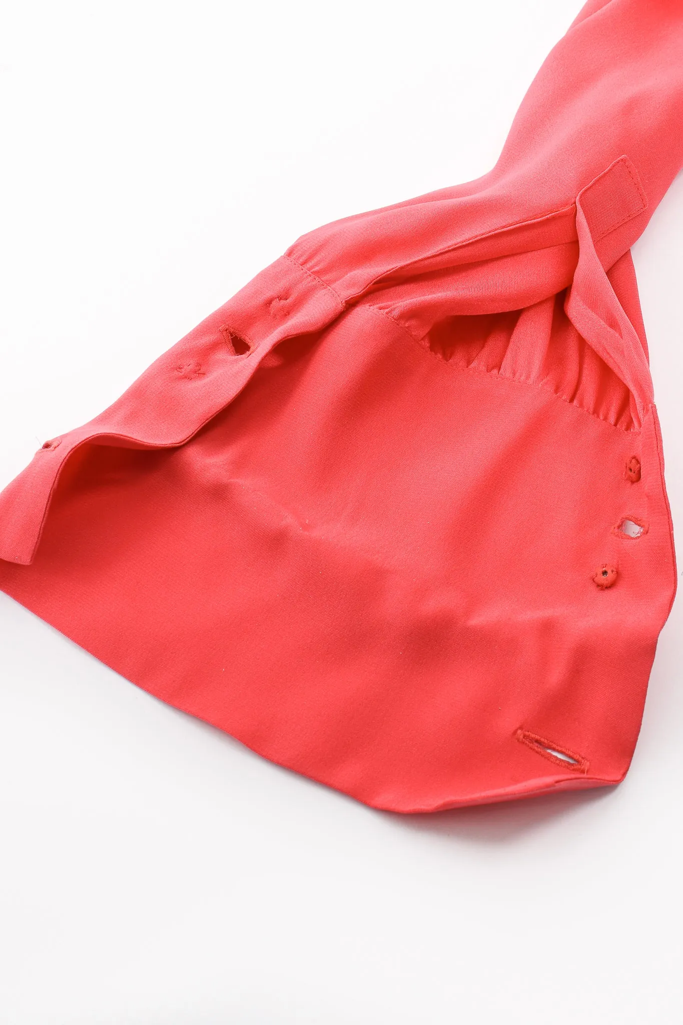 Silk Tie Neck Shirt