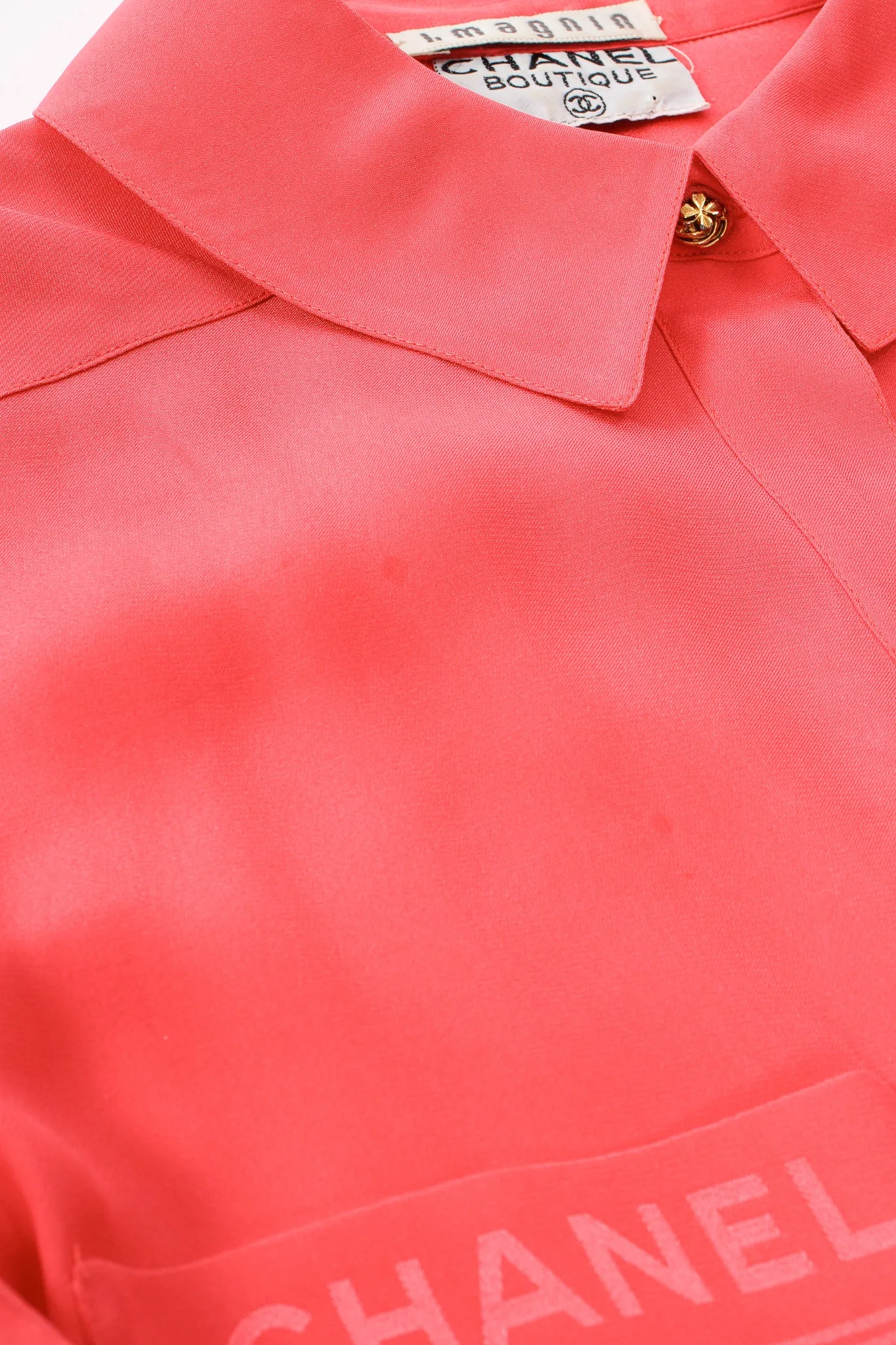 Silk Tie Neck Shirt