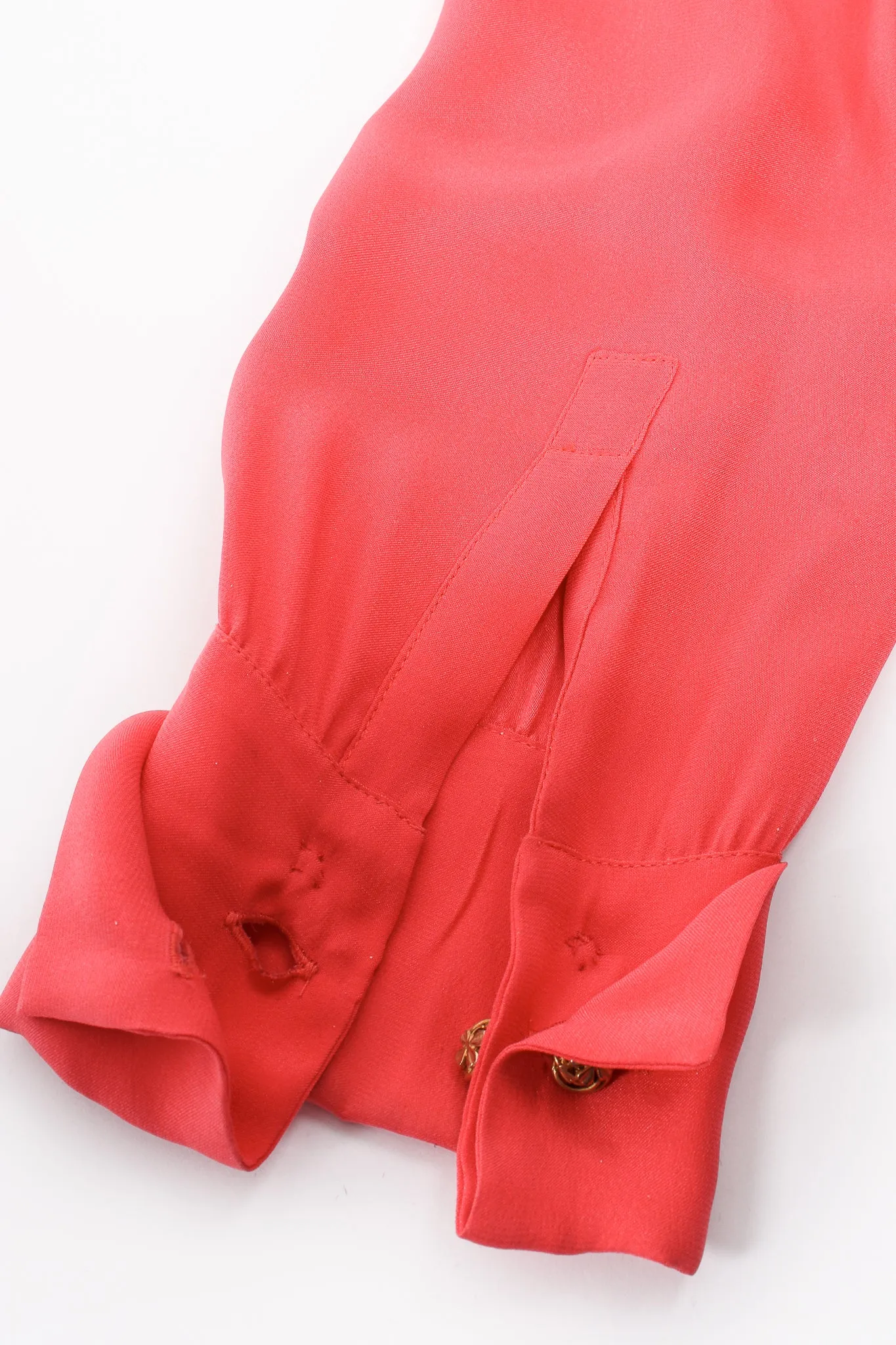 Silk Tie Neck Shirt