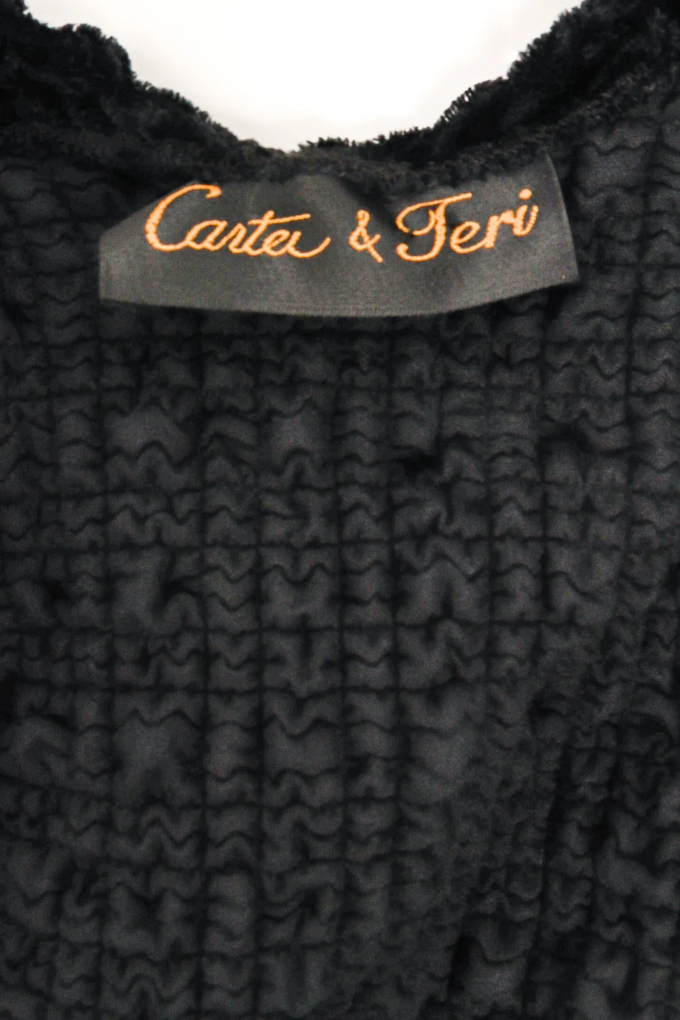 Silk Velvet Burnout Cocoon Duster