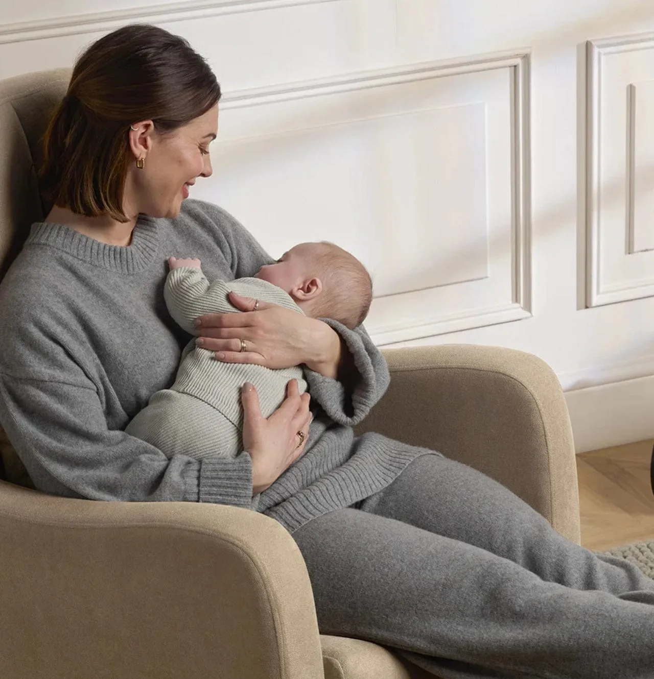 Silver Cross Carmel Nursing Chair - Almond