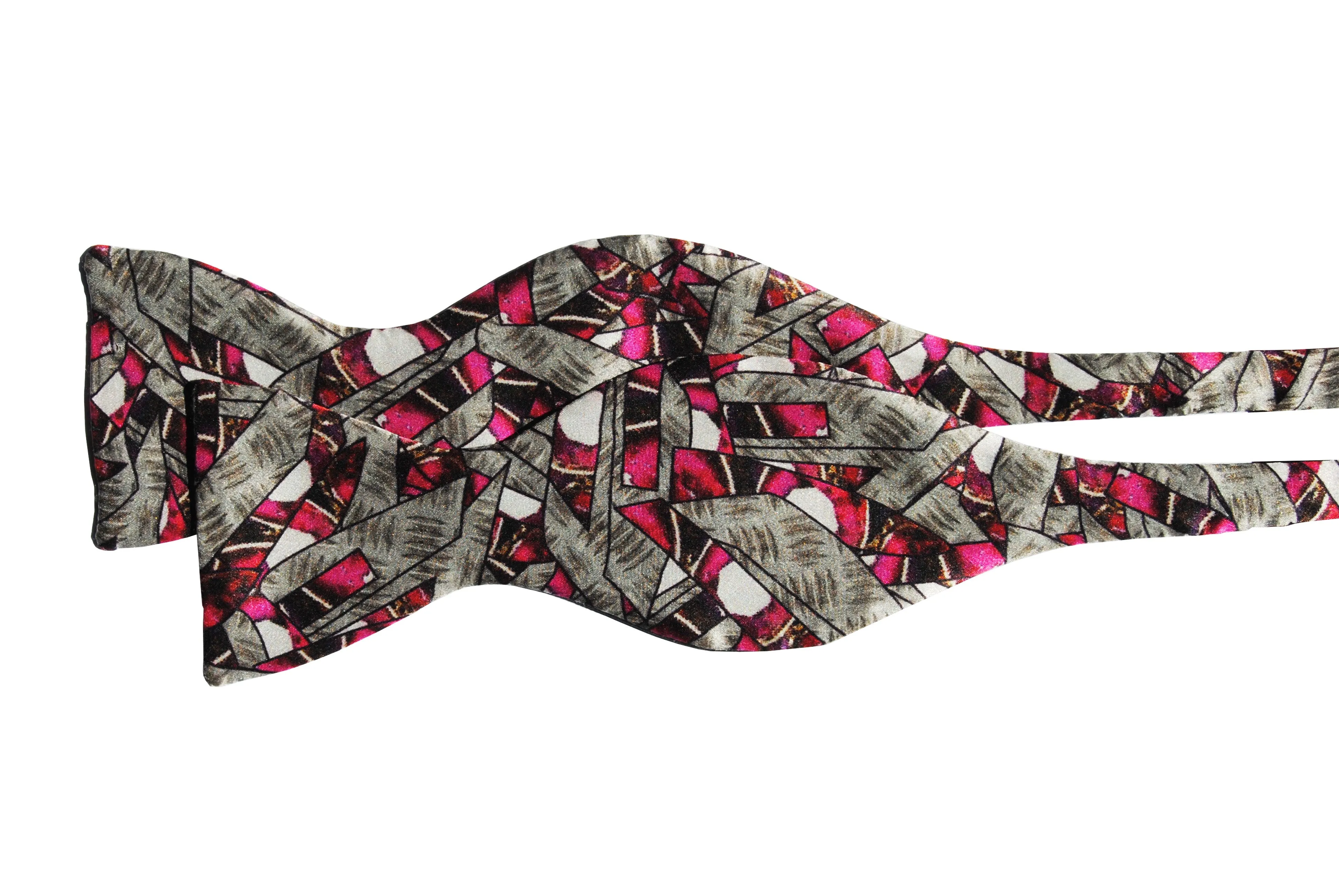 Silver Self Tie