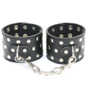 Sinful Bondage Domed Handcuff Restraints | Black