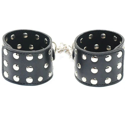 Sinful Bondage Domed Handcuff Restraints | Black