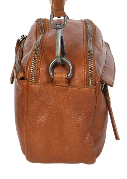 soft cow leather double zip comp (7696)