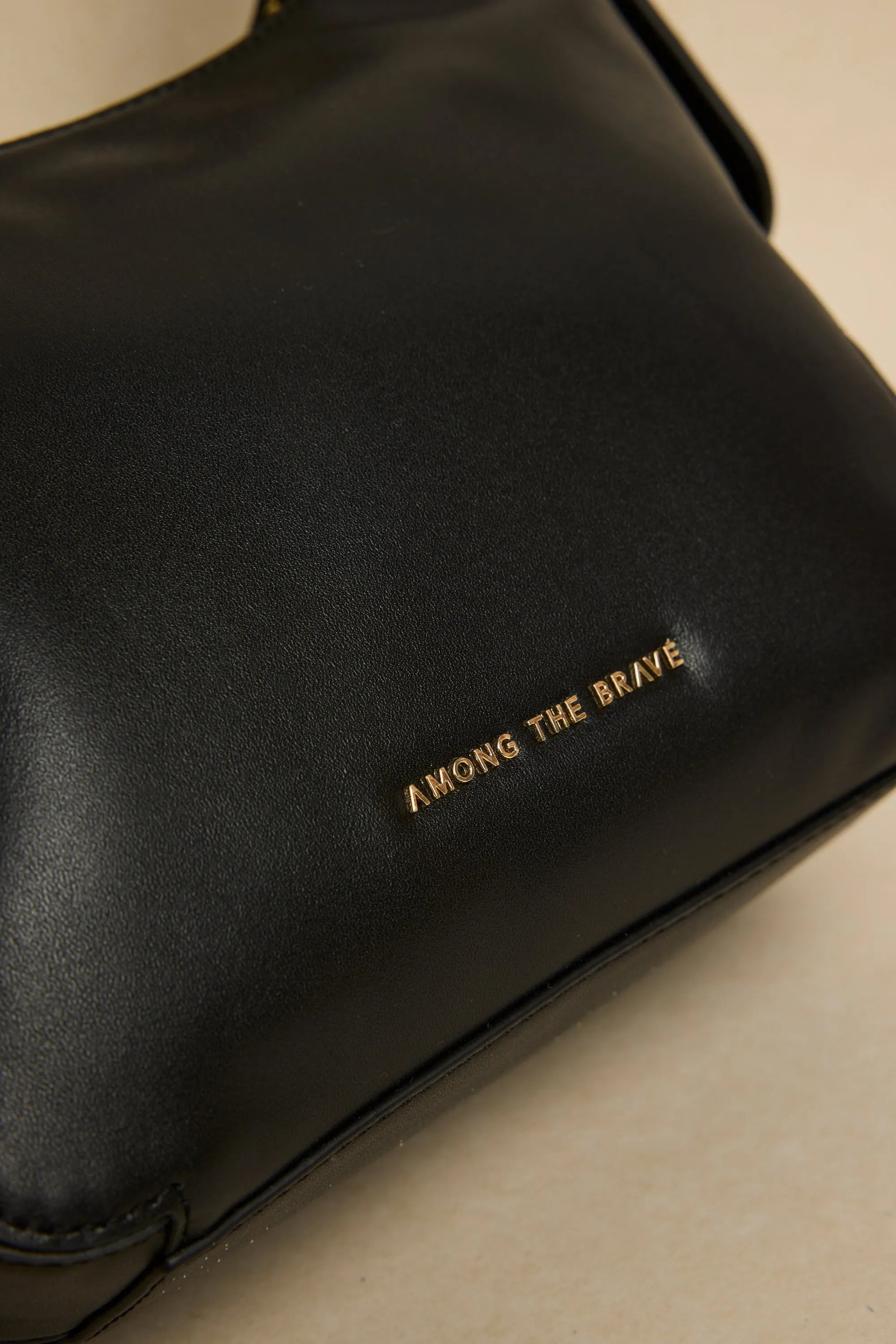 Soho Black Leather Mini Shoulder Bag