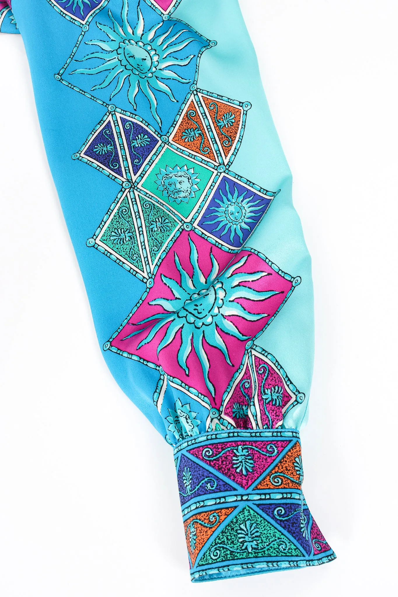 Sol Goddess Mosaic Satin Shirt