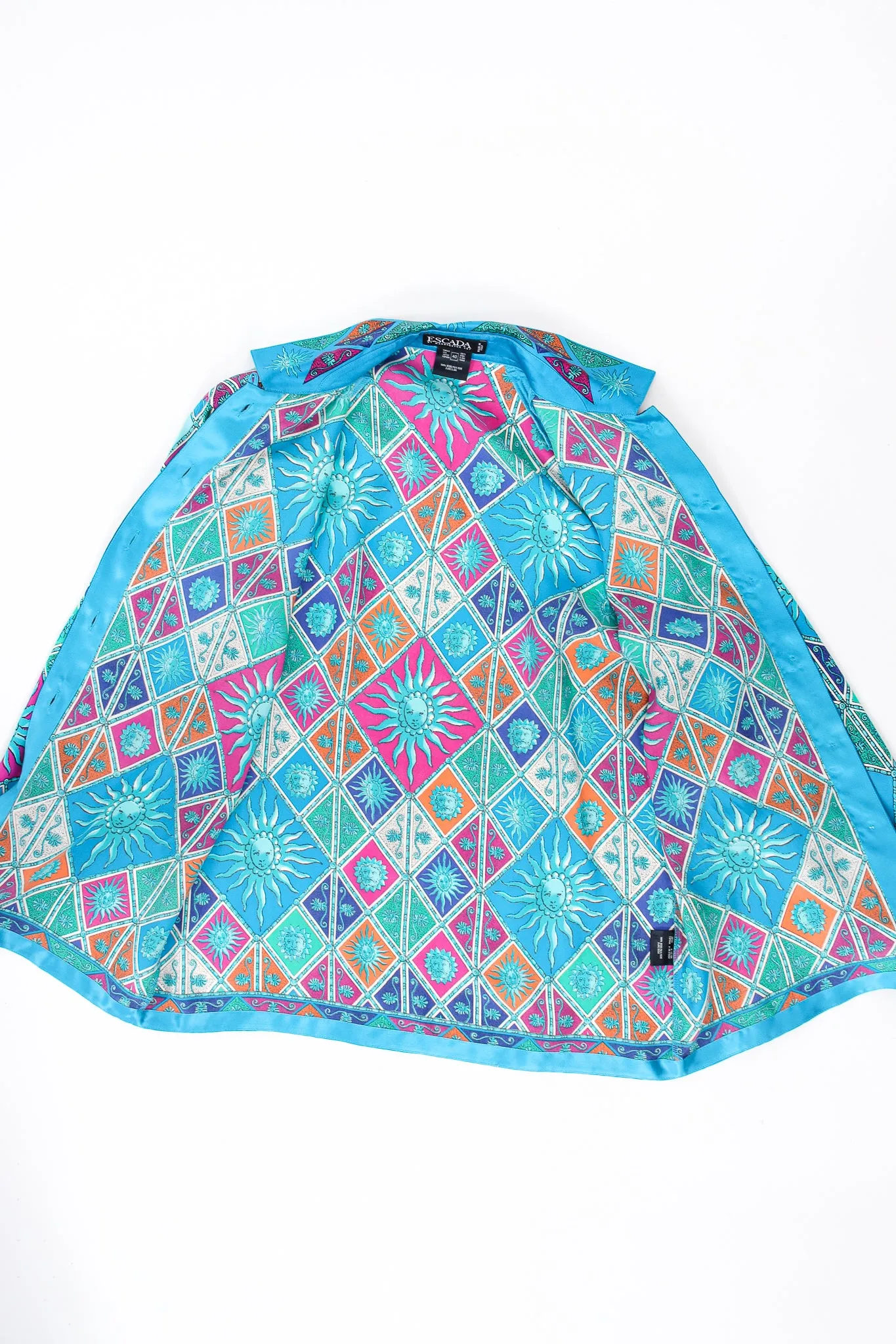 Sol Goddess Mosaic Satin Shirt