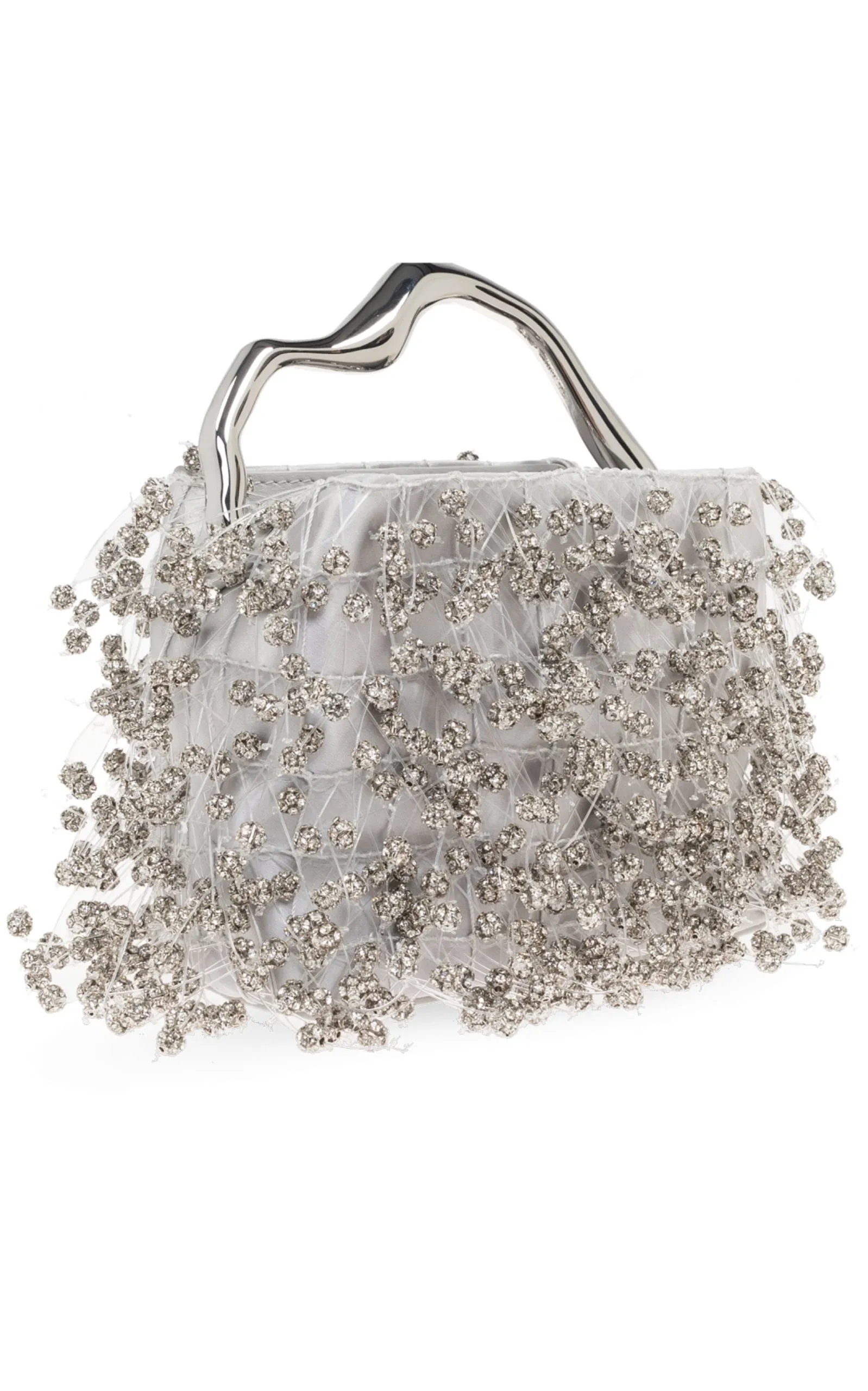 Solene Mini Beaded Top Handle Bag