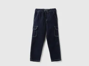 Solid Straight Fit Trousers