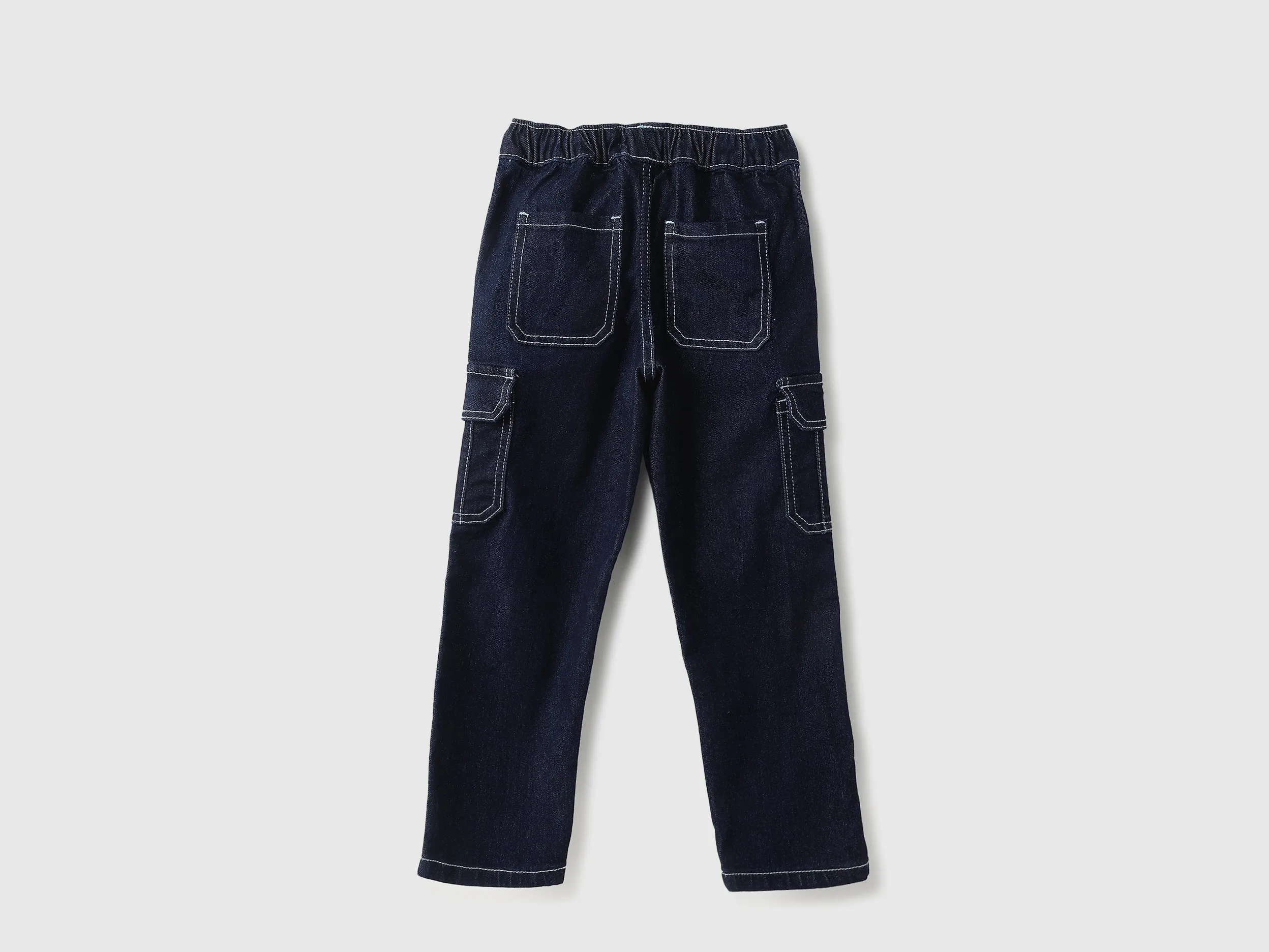 Solid Straight Fit Trousers