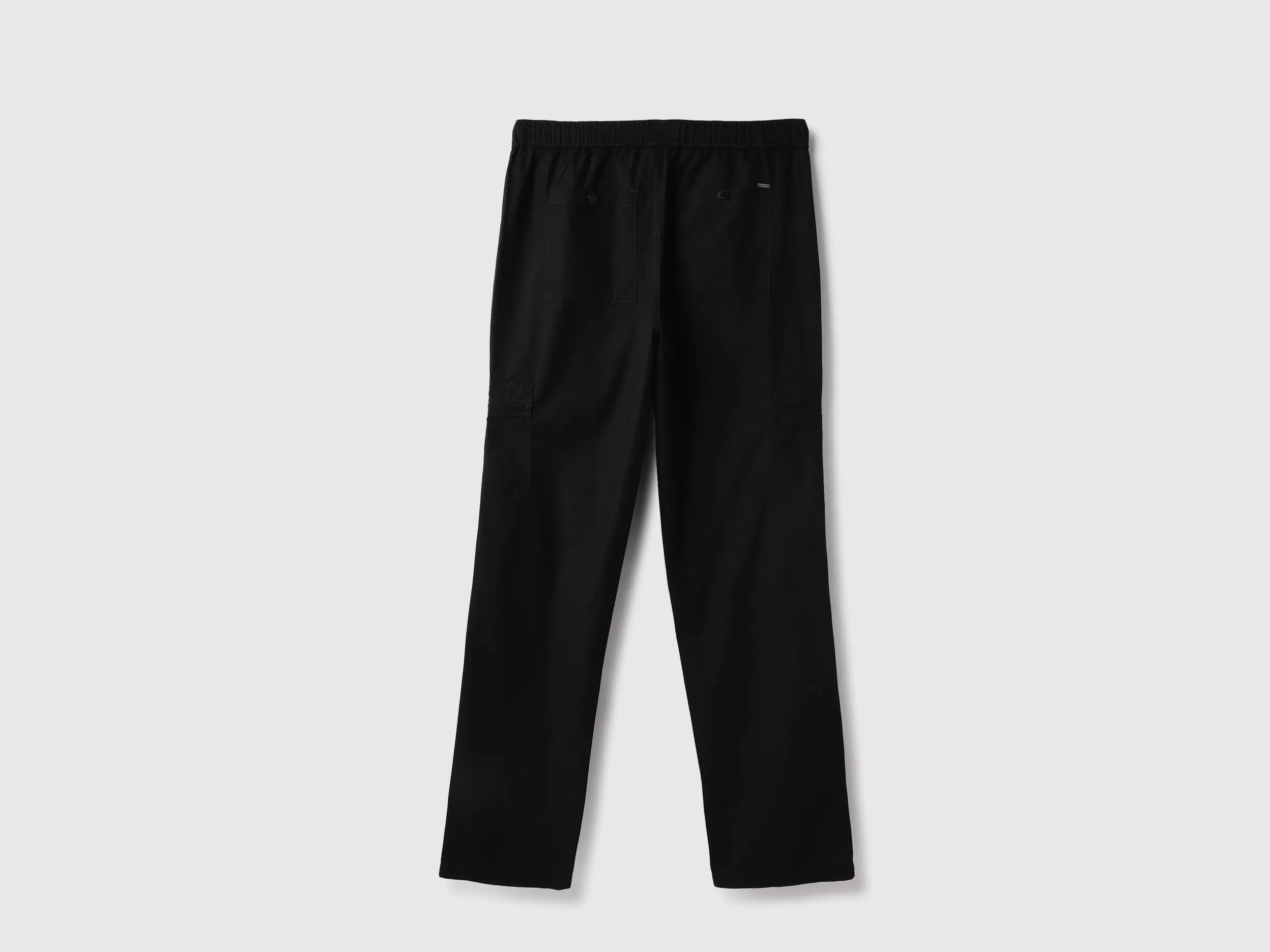 Solid Straight Fit Trousers