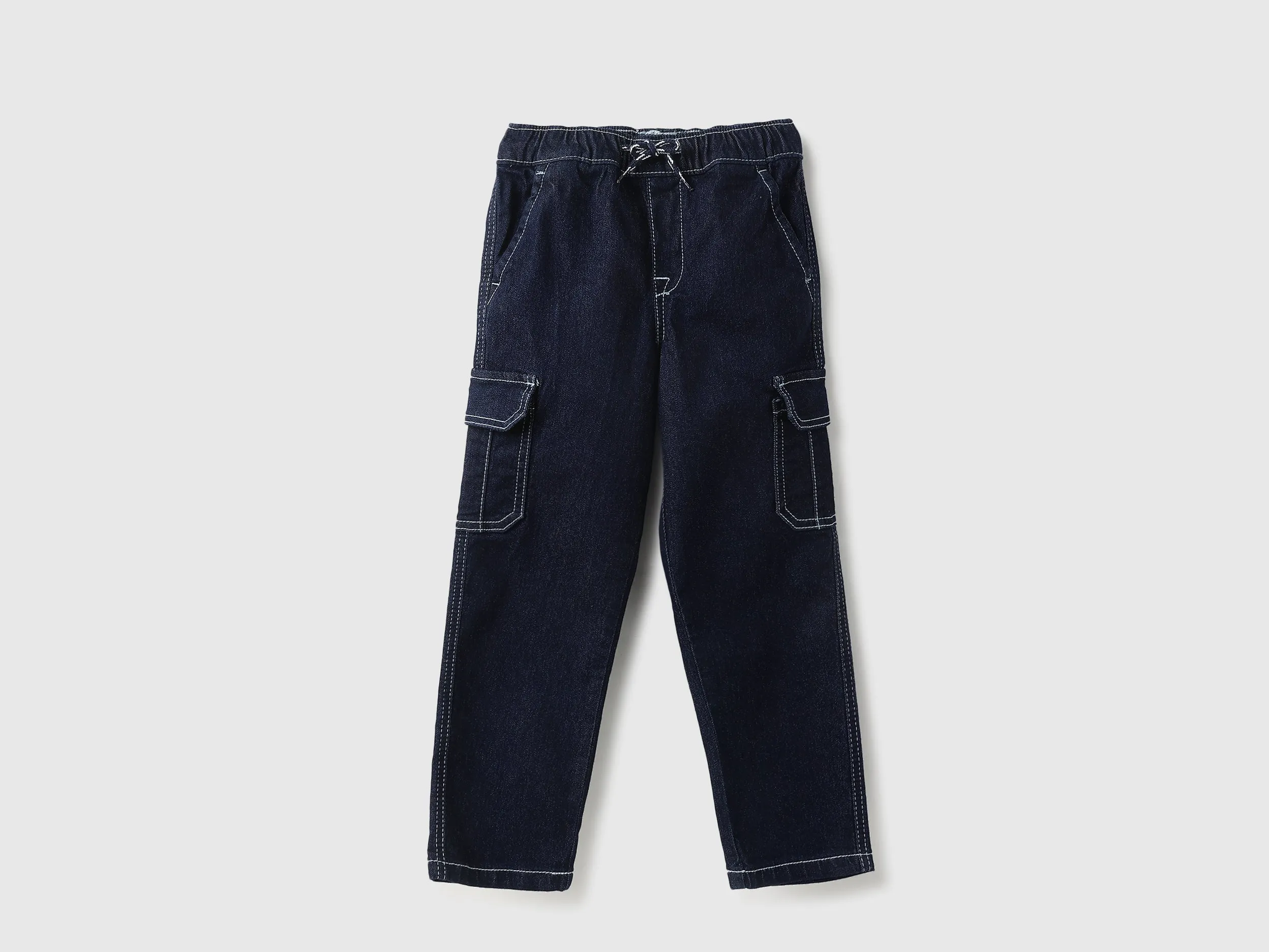Solid Straight Fit Trousers