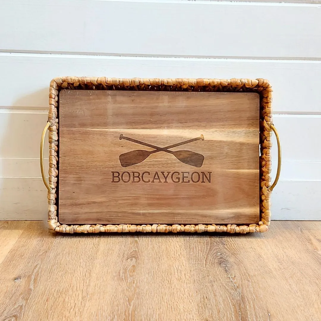 SOPHISTIPLATE- CARCUTERIE BOARD WITH TRAY