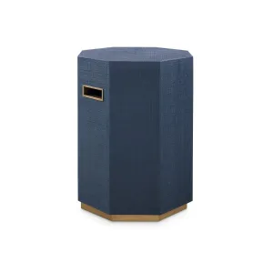 SPENCER SIDE TABLE, STORM BLUE
