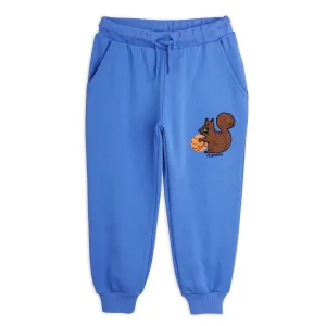 Squirrel Embroidered Sweatpants by Mini Rodini