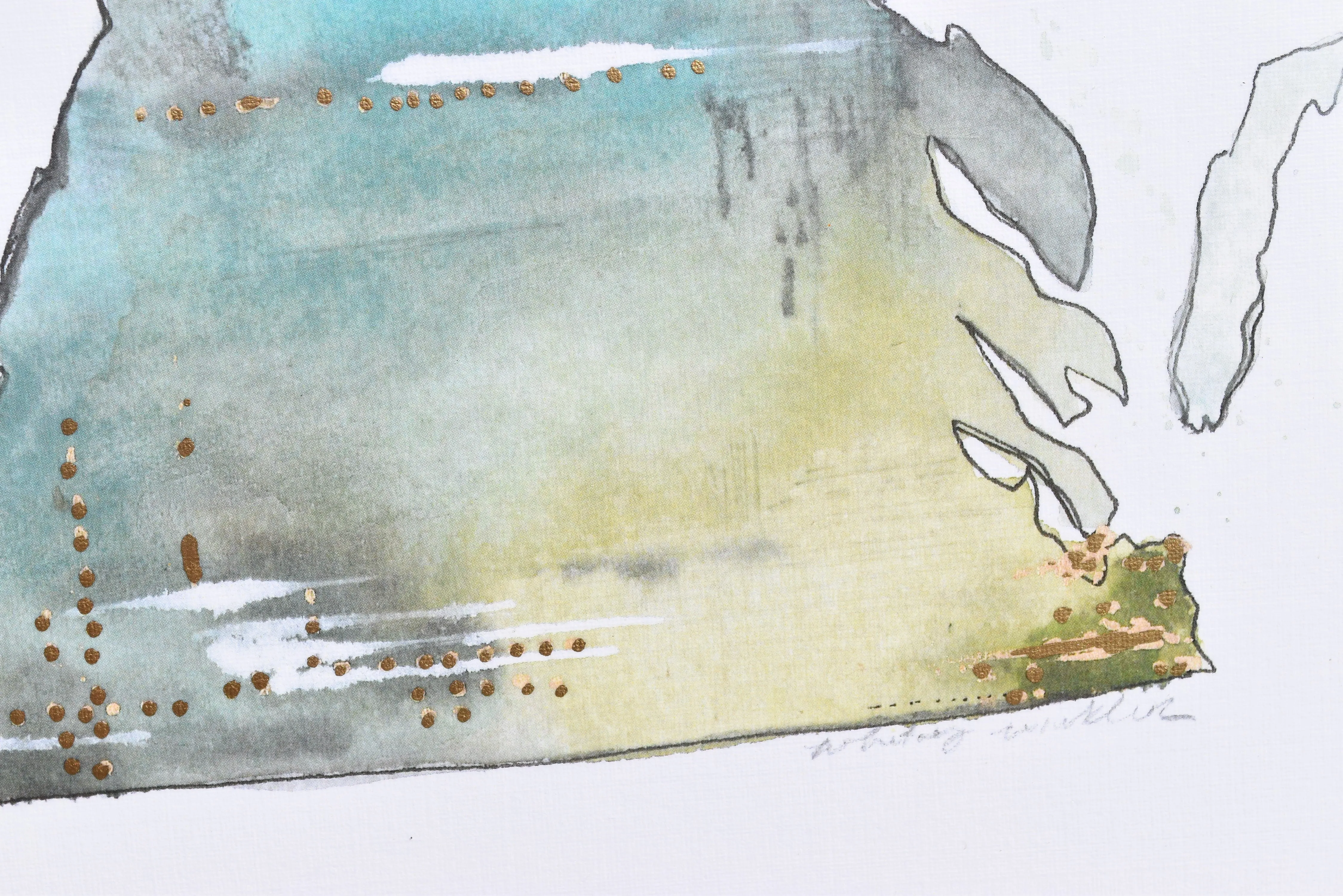 State Watercolor by Local Artist, multiple styles