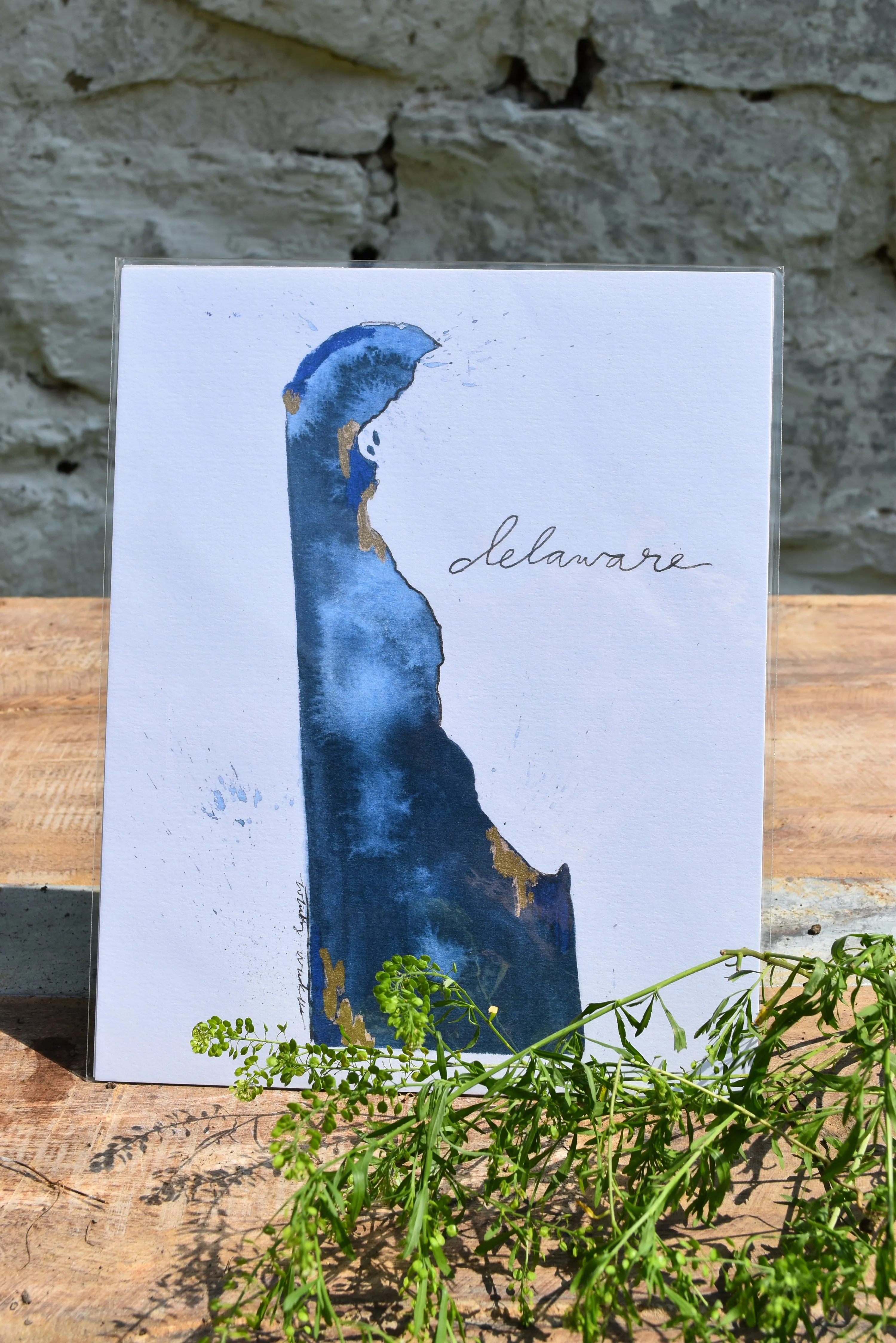 State Watercolor by Local Artist, multiple styles