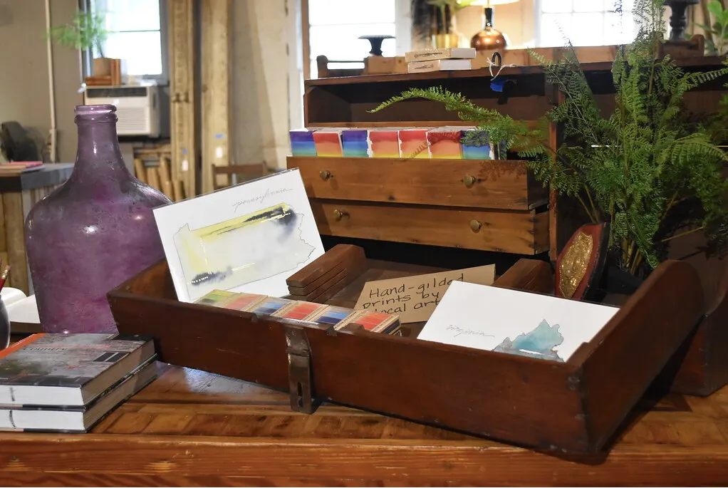 State Watercolor by Local Artist, multiple styles