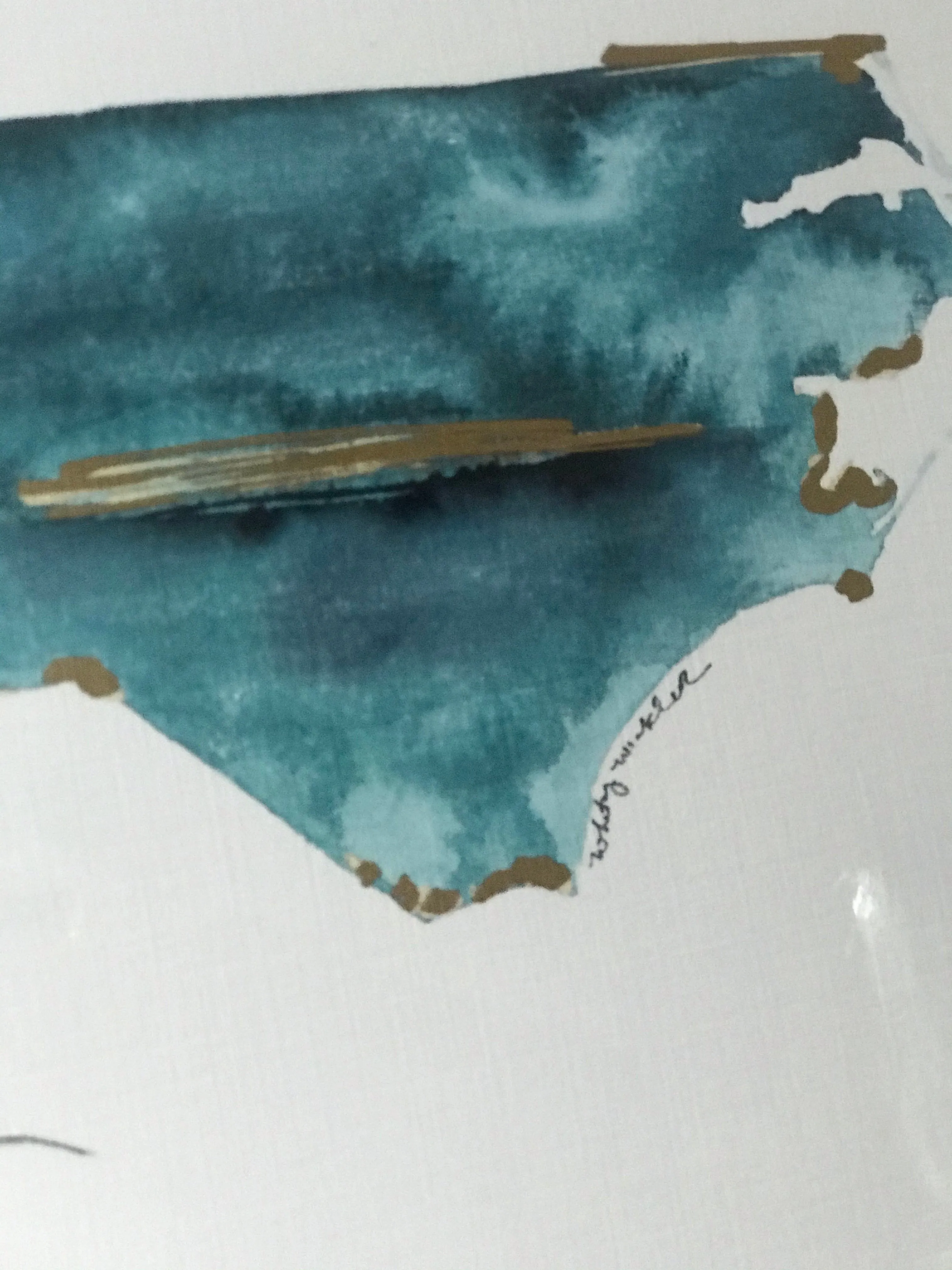 State Watercolor by Local Artist, multiple styles