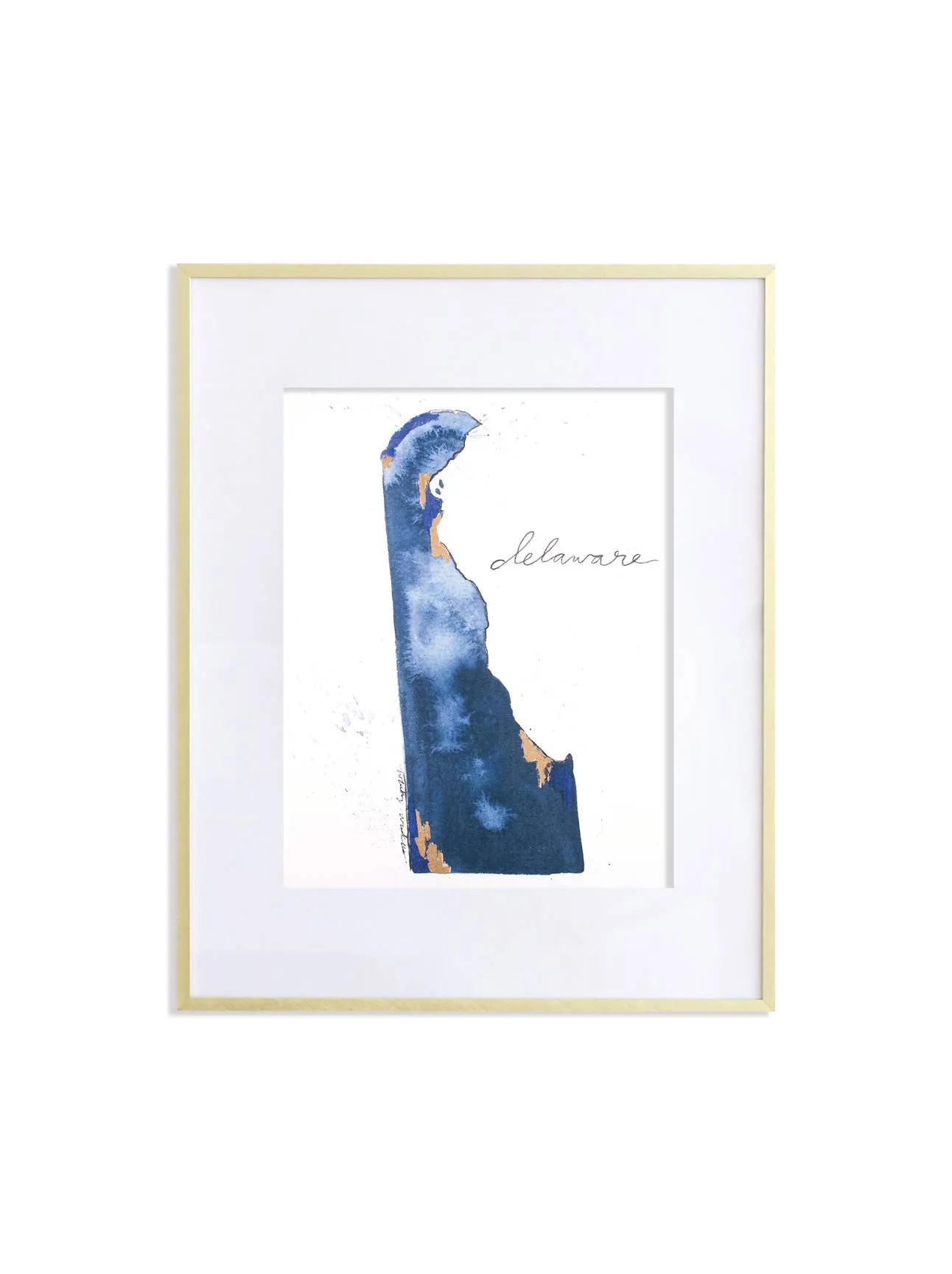 State Watercolor by Local Artist, multiple styles