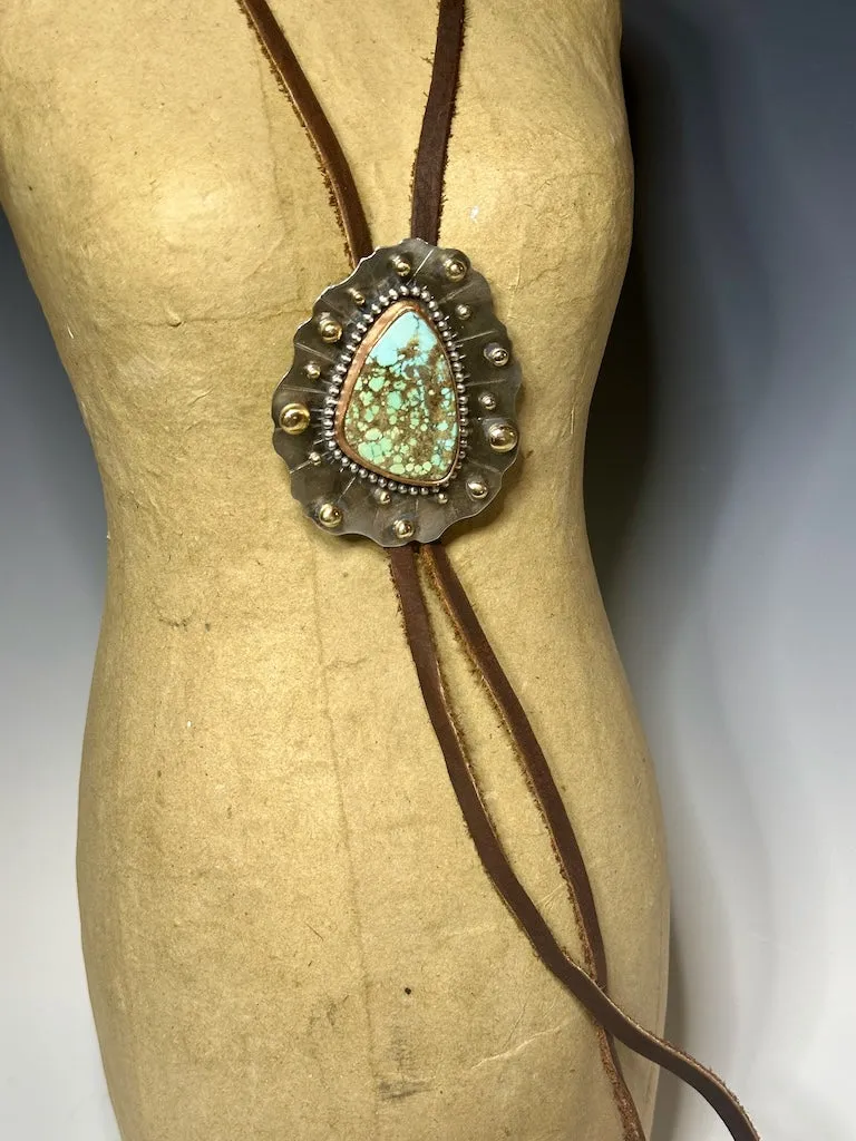 STELLAR BOLO WITH QINGU TURQUOISE JK169