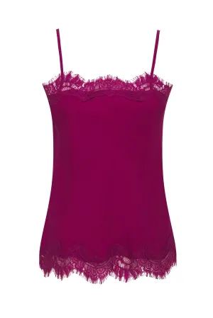 Straight Ale Cami Fuchsia