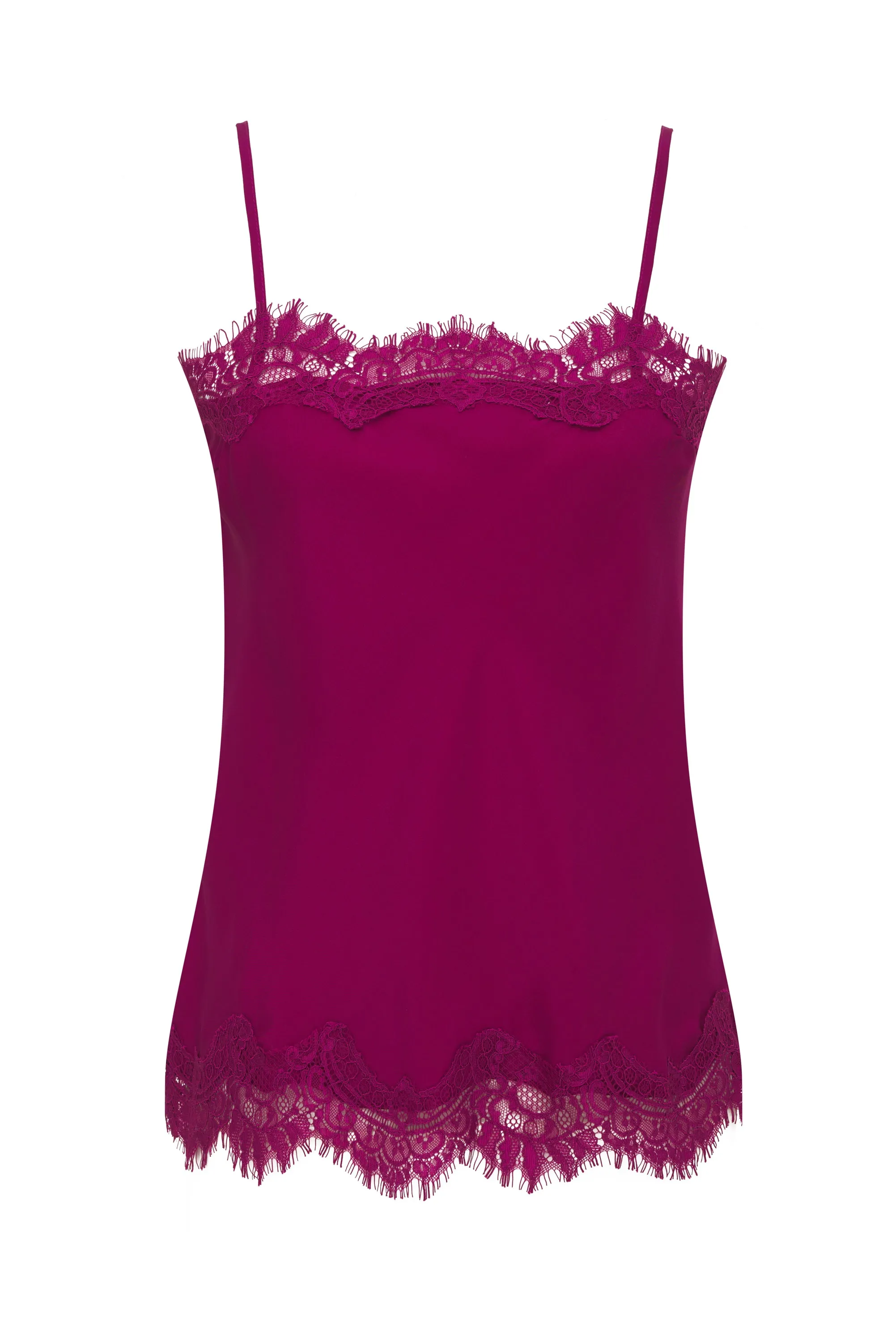 Straight Ale Cami Fuchsia