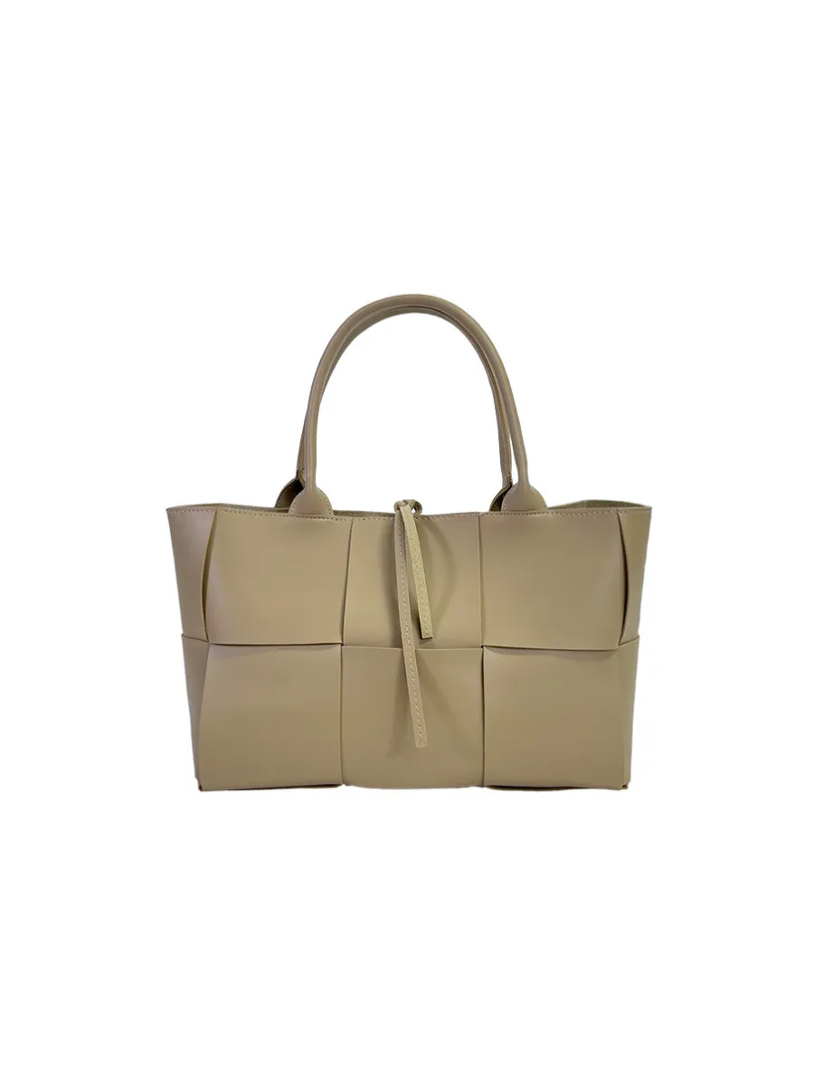 Stylish Leather Woven Bag for Women