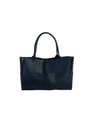Stylish Leather Woven Bag for Women