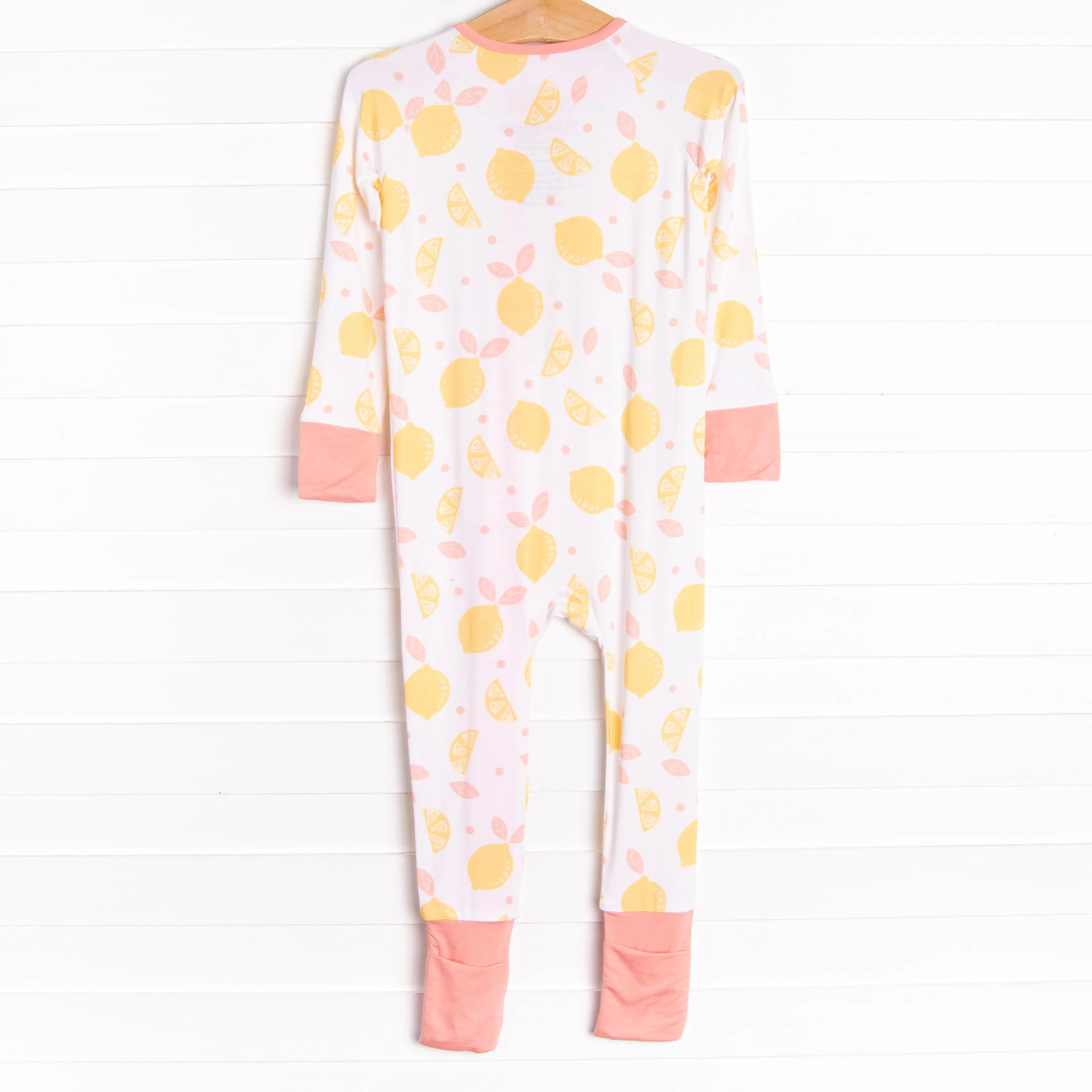 Sweet Tart Slices Bamboo Zippy Pajama, Pink