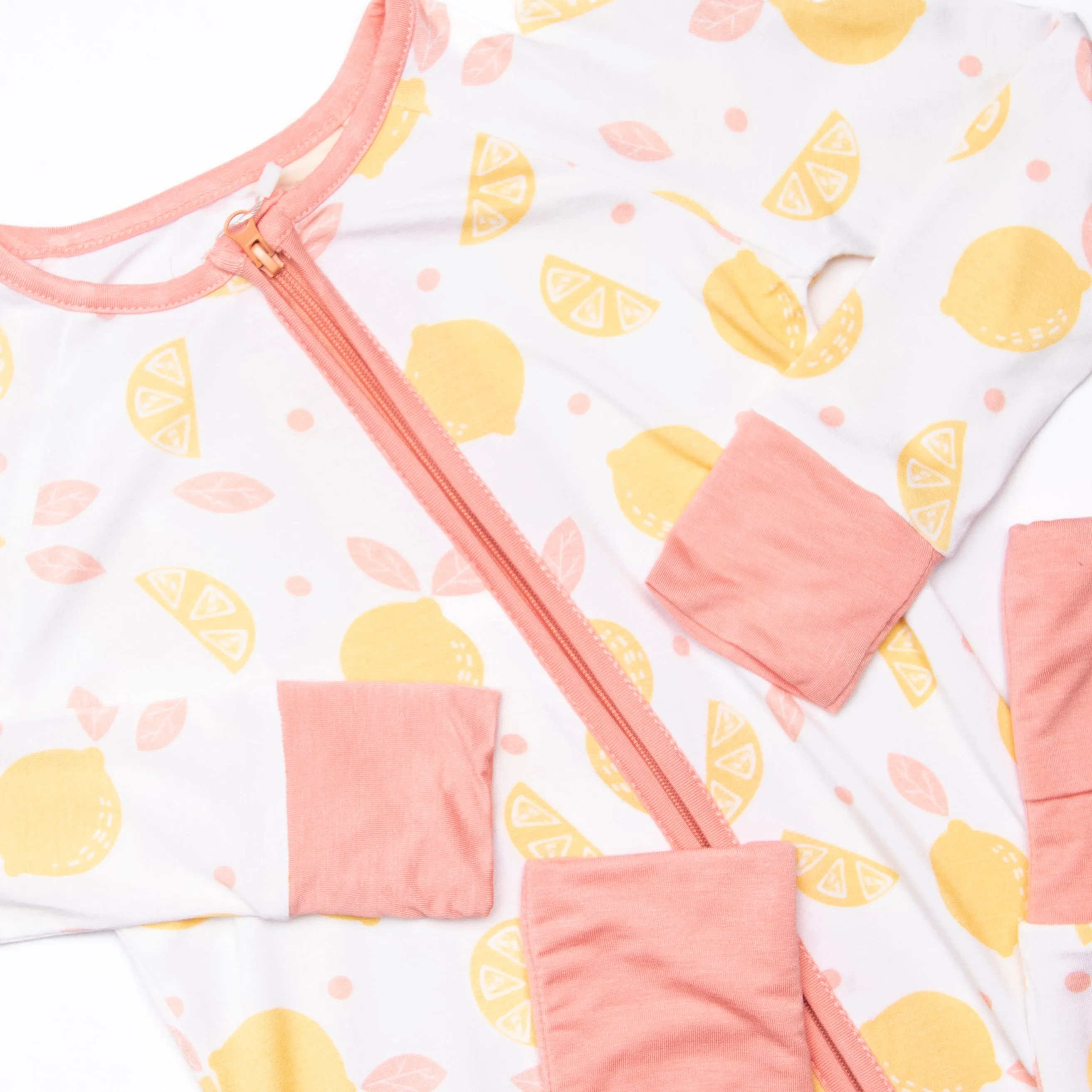 Sweet Tart Slices Bamboo Zippy Pajama, Pink