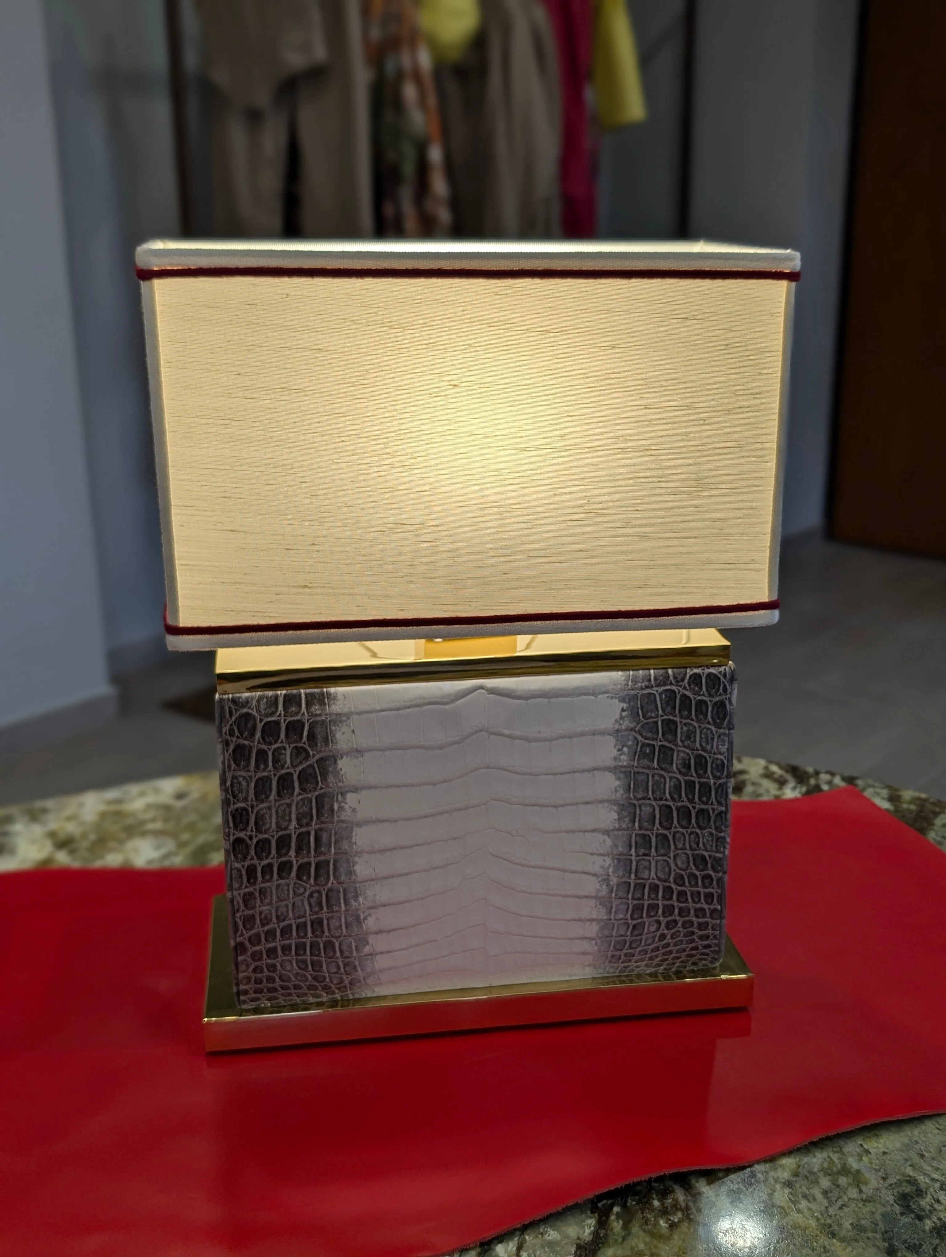 Table Lamp - Himalayan Crocodile